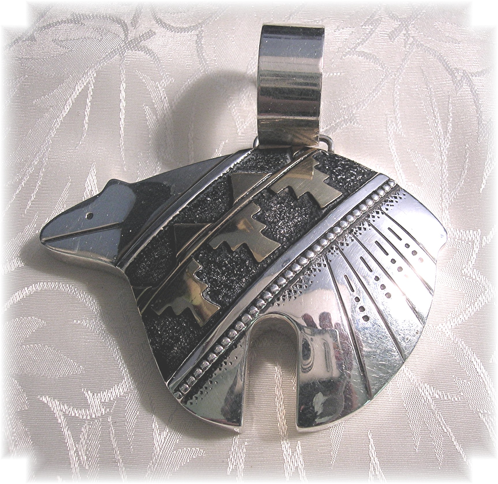 Thomas Singer Sterling Silver Gold  Bear Pendant