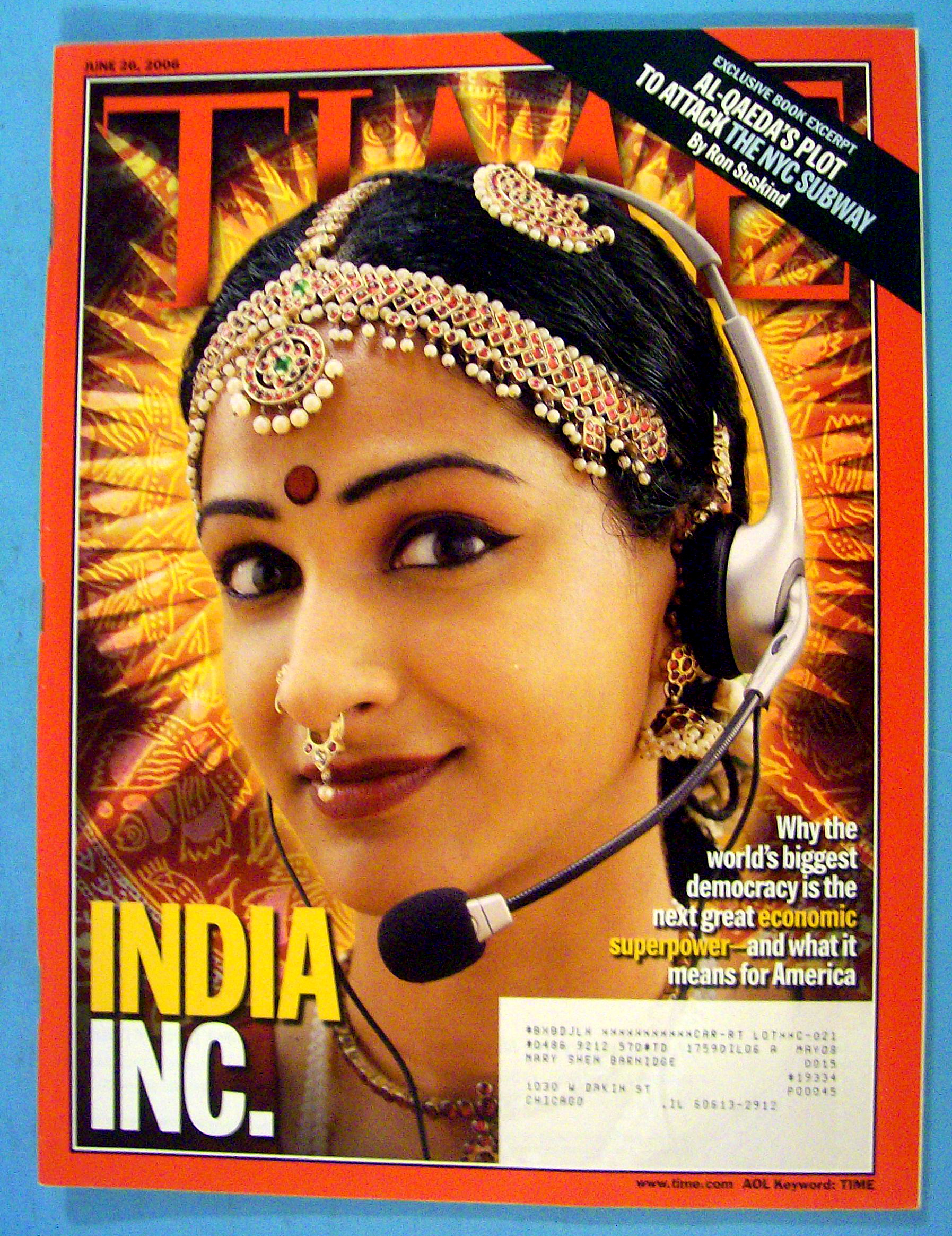 Time Magazine June 26, 2006 India Inc.