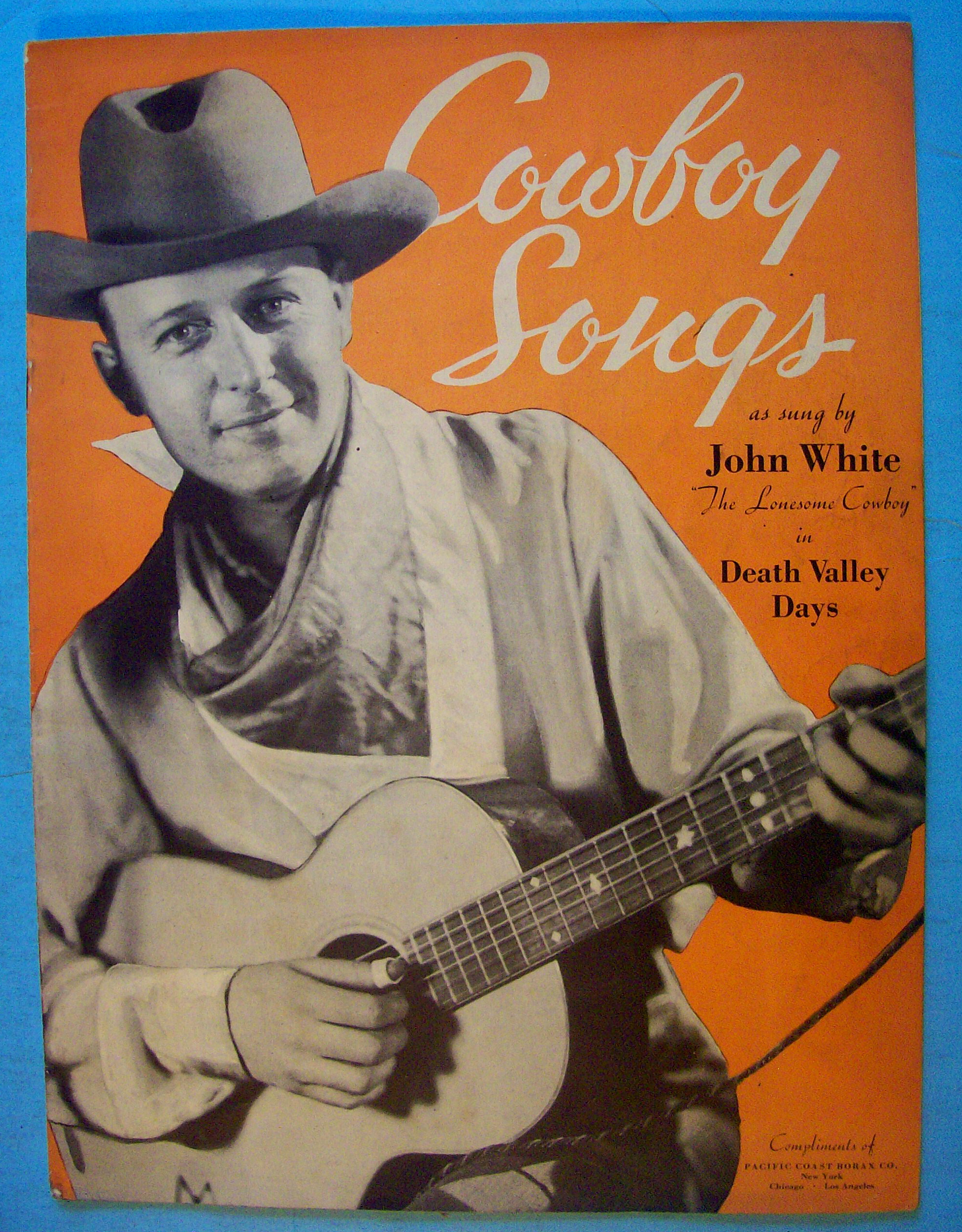 Cowboy Songs 1934 John White