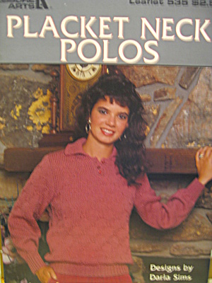 Leisure Arts Placket Neck Polos  #535