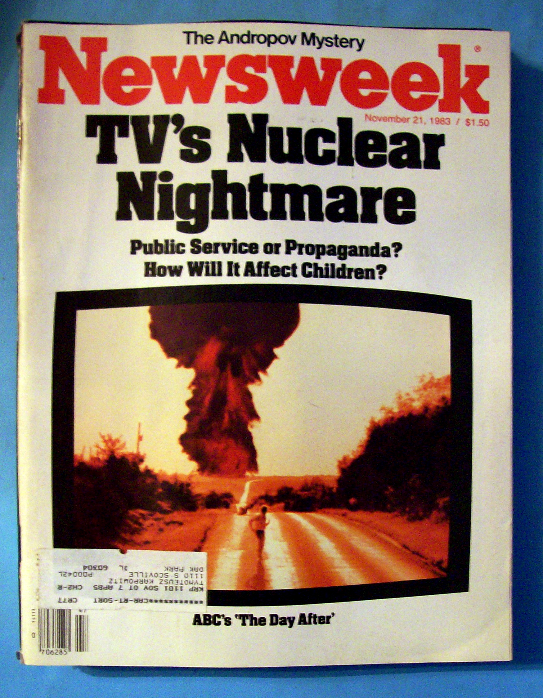 Newsweek Magazine-November 21, 1983-The Day After