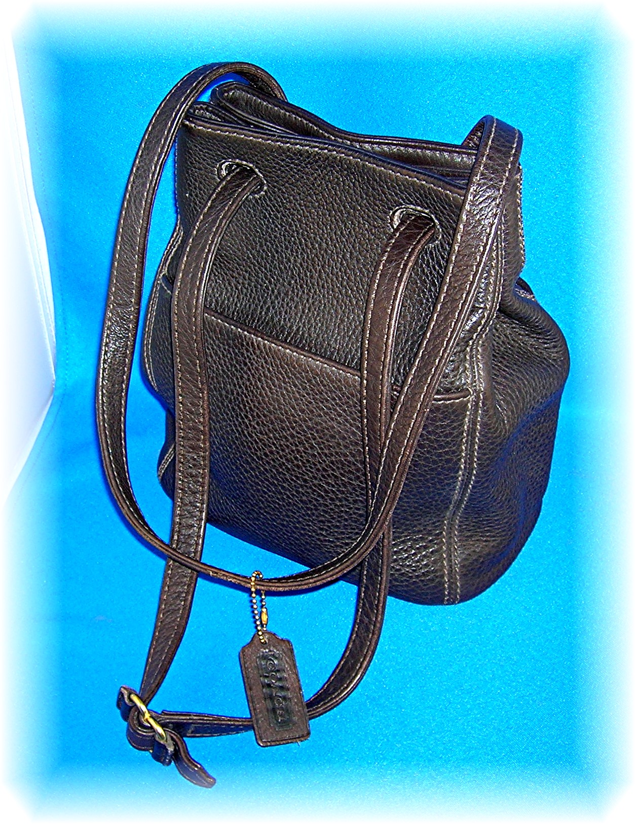 Coach Leather Hand Bag Purse Tote