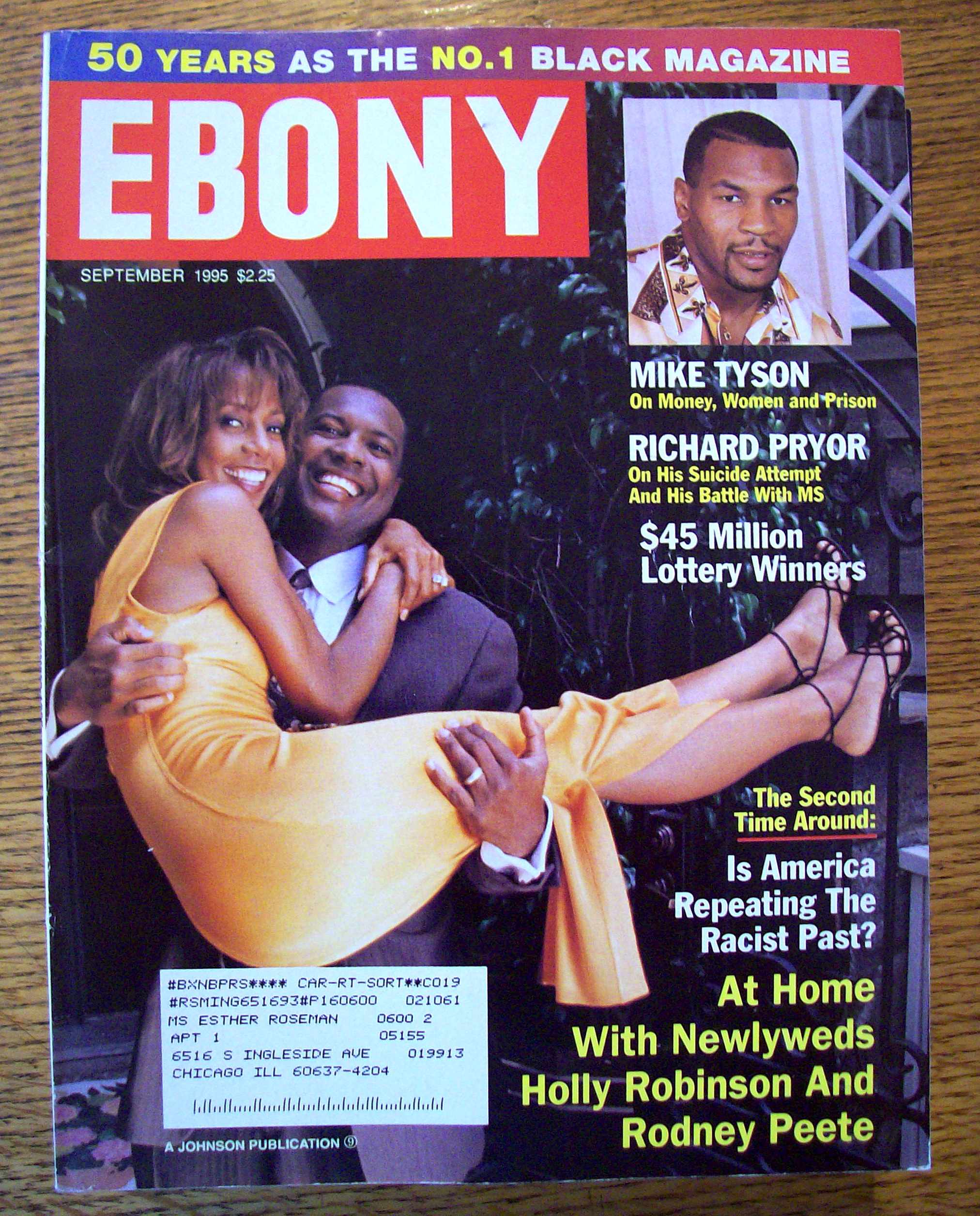 Ebony Magazine - September 1995 - Holly Robinson