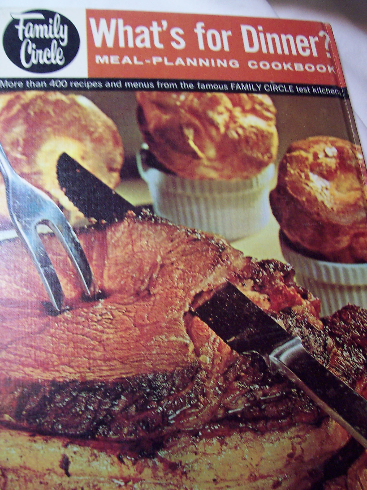 Family Circle Cookbook 1963 whats for dinner