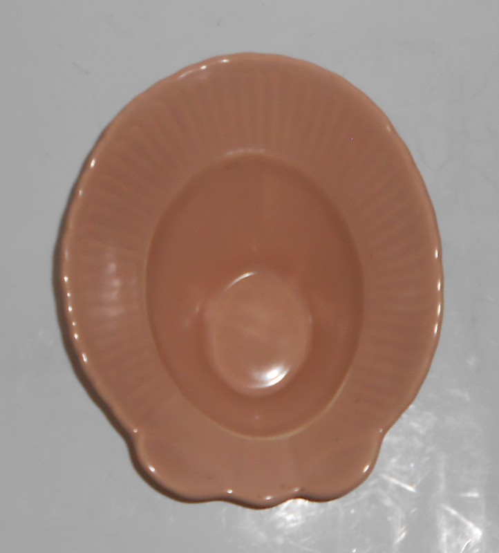 Franciscan Catalina Pottery Capistrano Art Ware Coral Bonnet - MINT