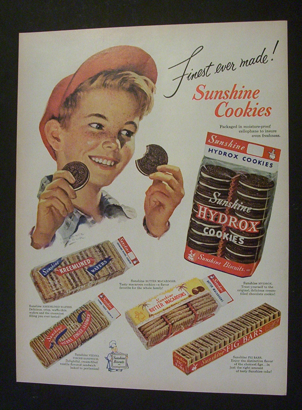 1951 Sunshine Hydrox Cookies