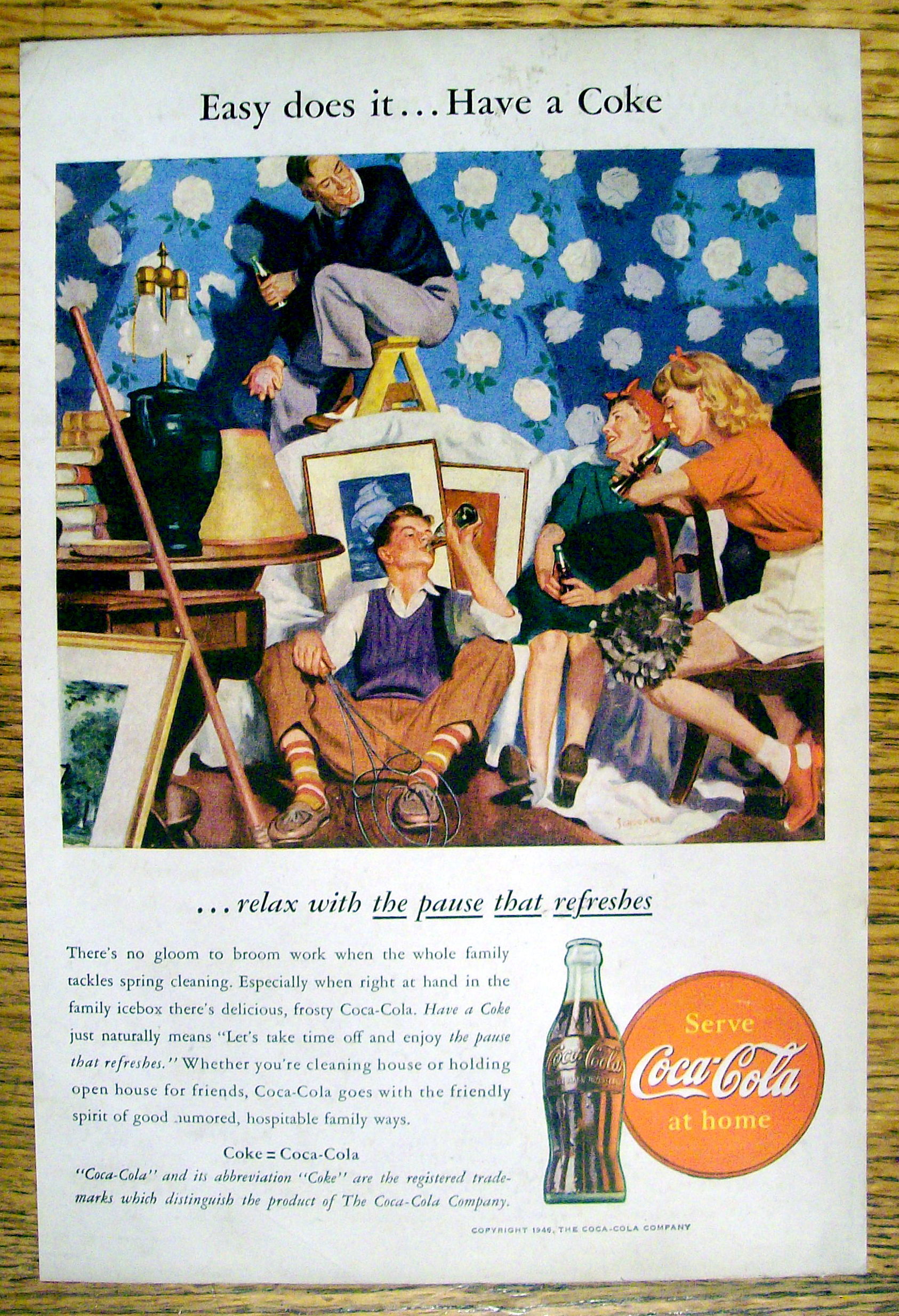 Vintage Ad: 1946 Coca Cola