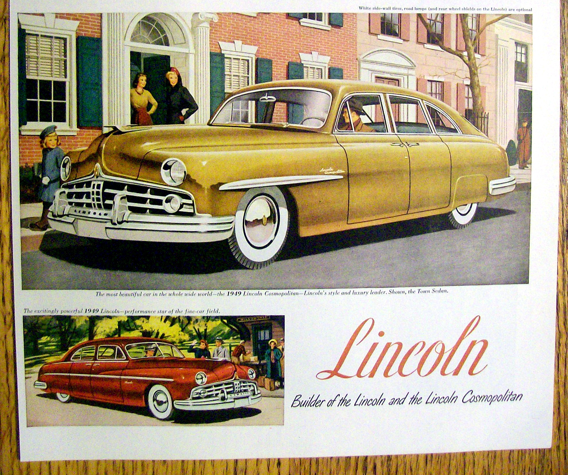 1949 Lincoln with the Lincoln Cosmopolitan