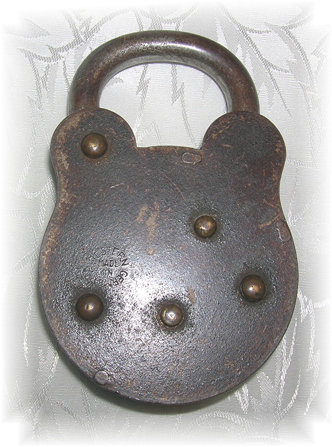 Antique Pirate's Padlock And Key