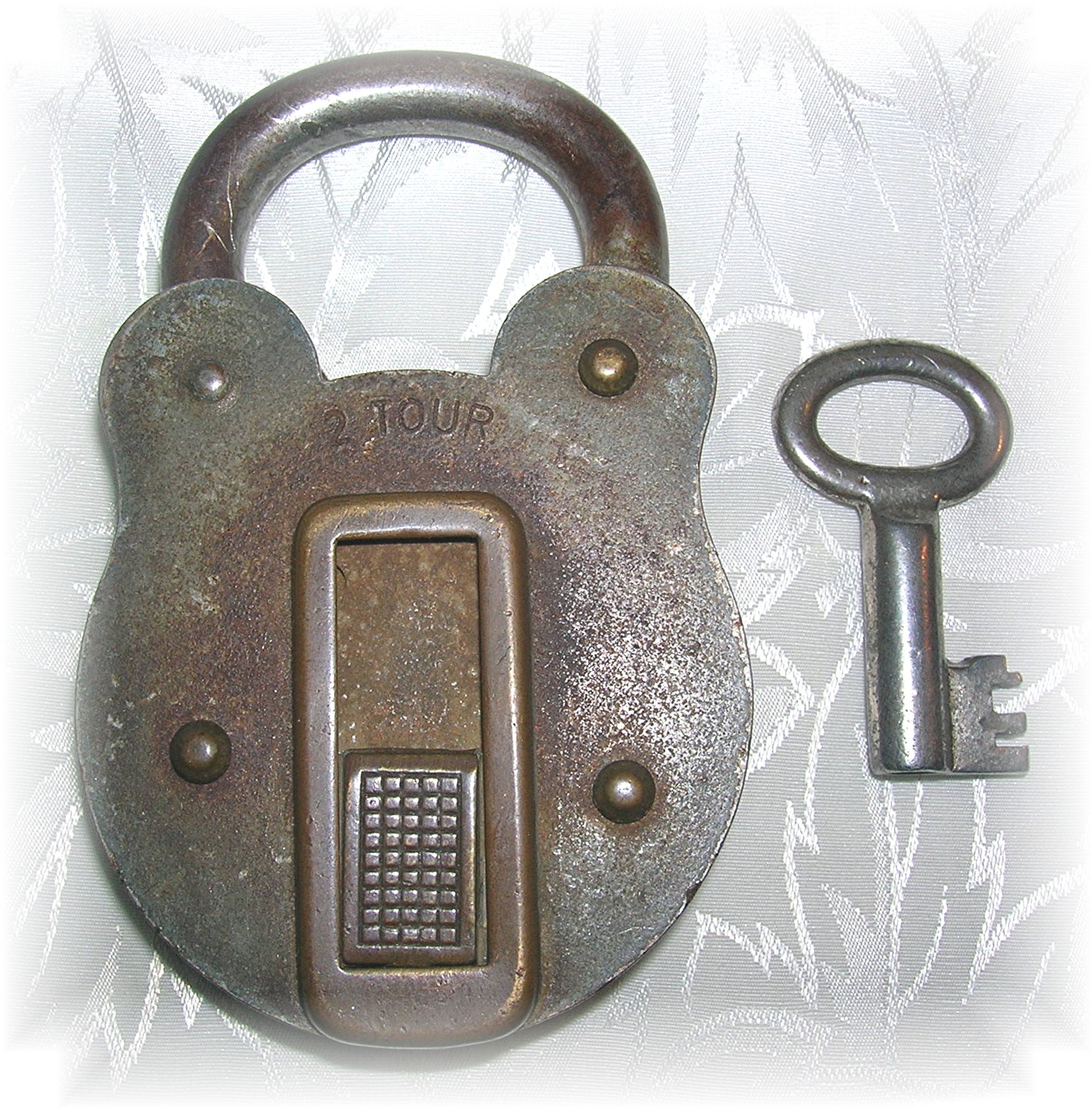 Antique Pirate's Padlock And Key