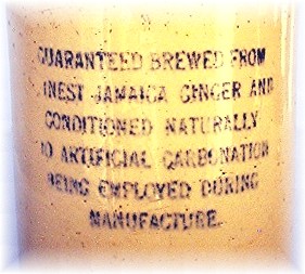 English Stone MUMBY'S Ginger Beer Bottle