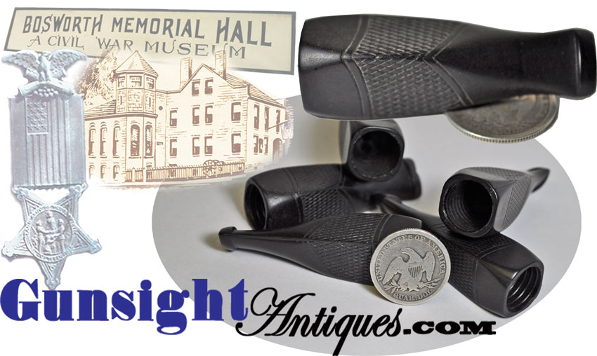 Mid to late 1800s antique hard rubber – CIGAR HOLDER