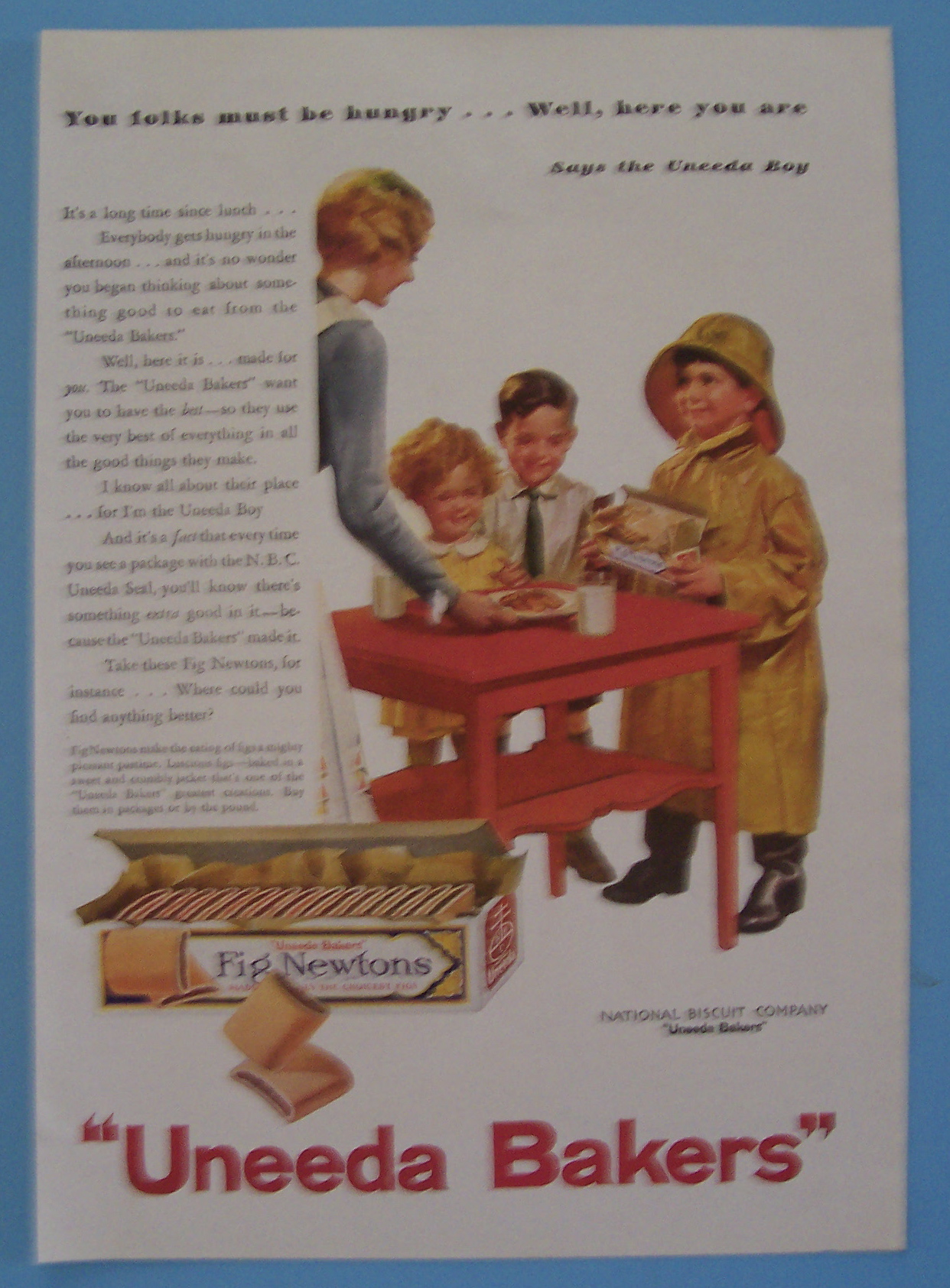 Vintage Ad: 1930 Uneeda Bakers
