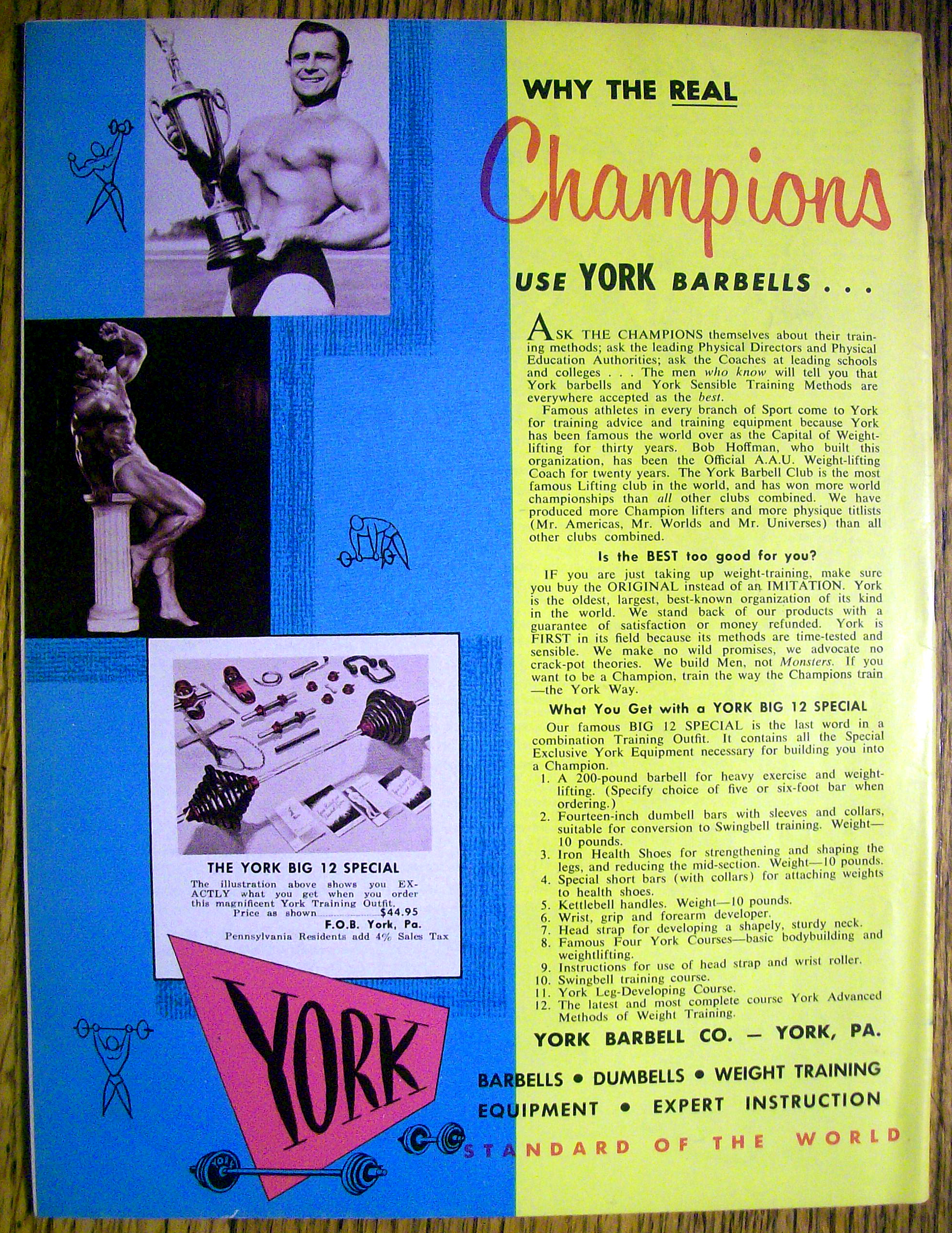 Strength & Health Magazine-April 1961-Betty & Bill