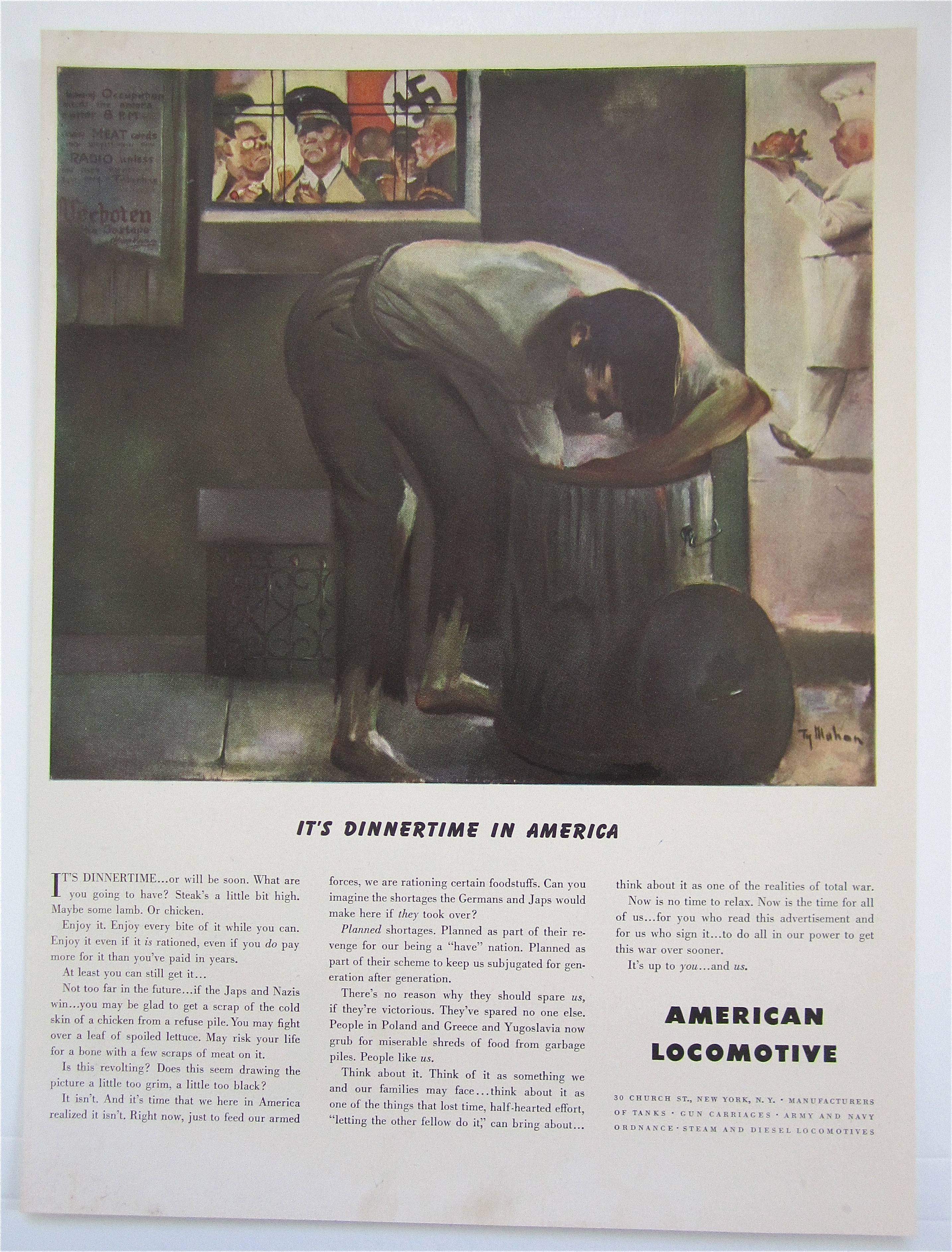 1943 American Locomotive By Ty Mahon w/Dinnertime