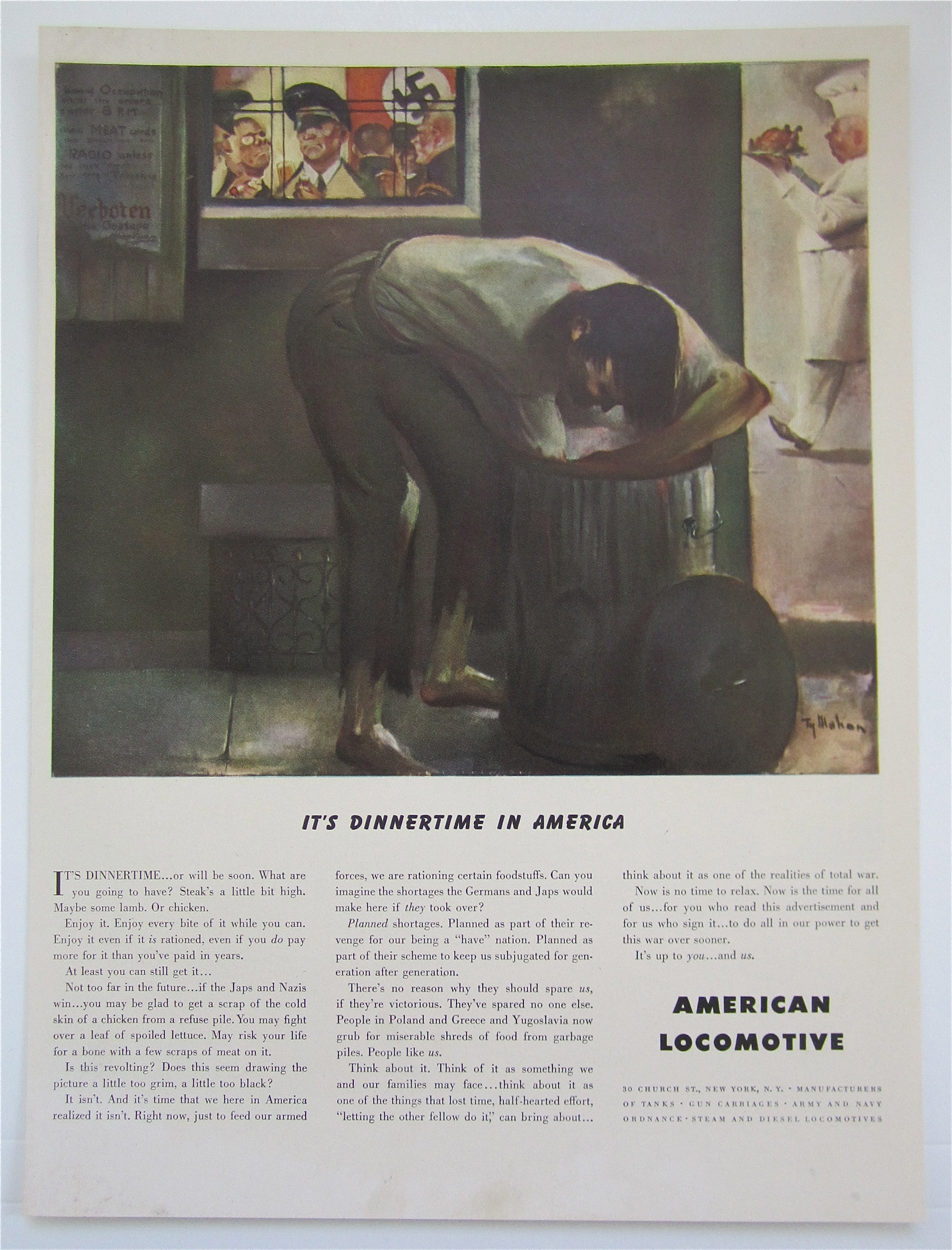 1943 American Locomotive By Ty Mahon w/Dinnertime