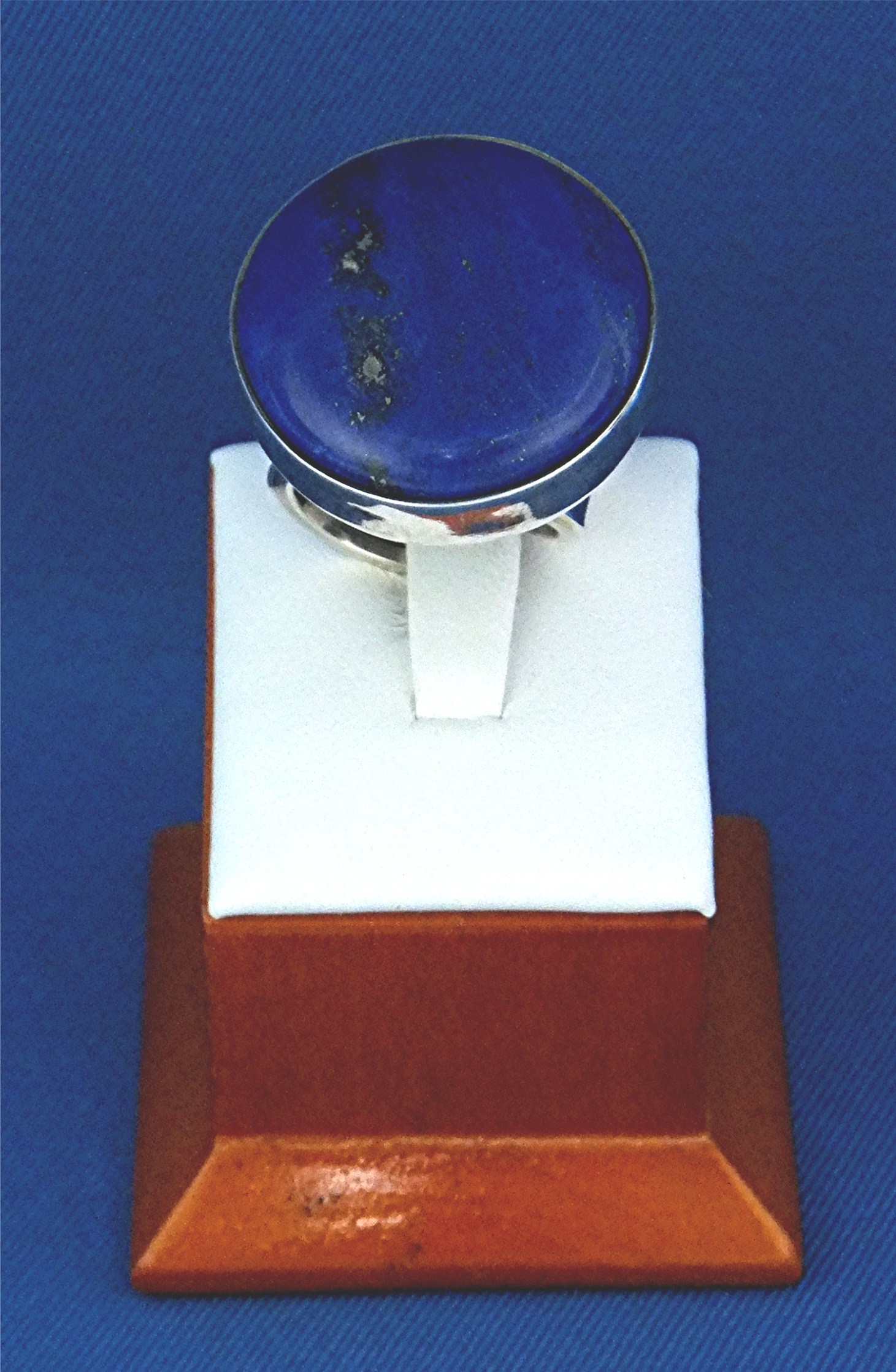 David Troutman Sterling Silver Afghan Lapis  Ring