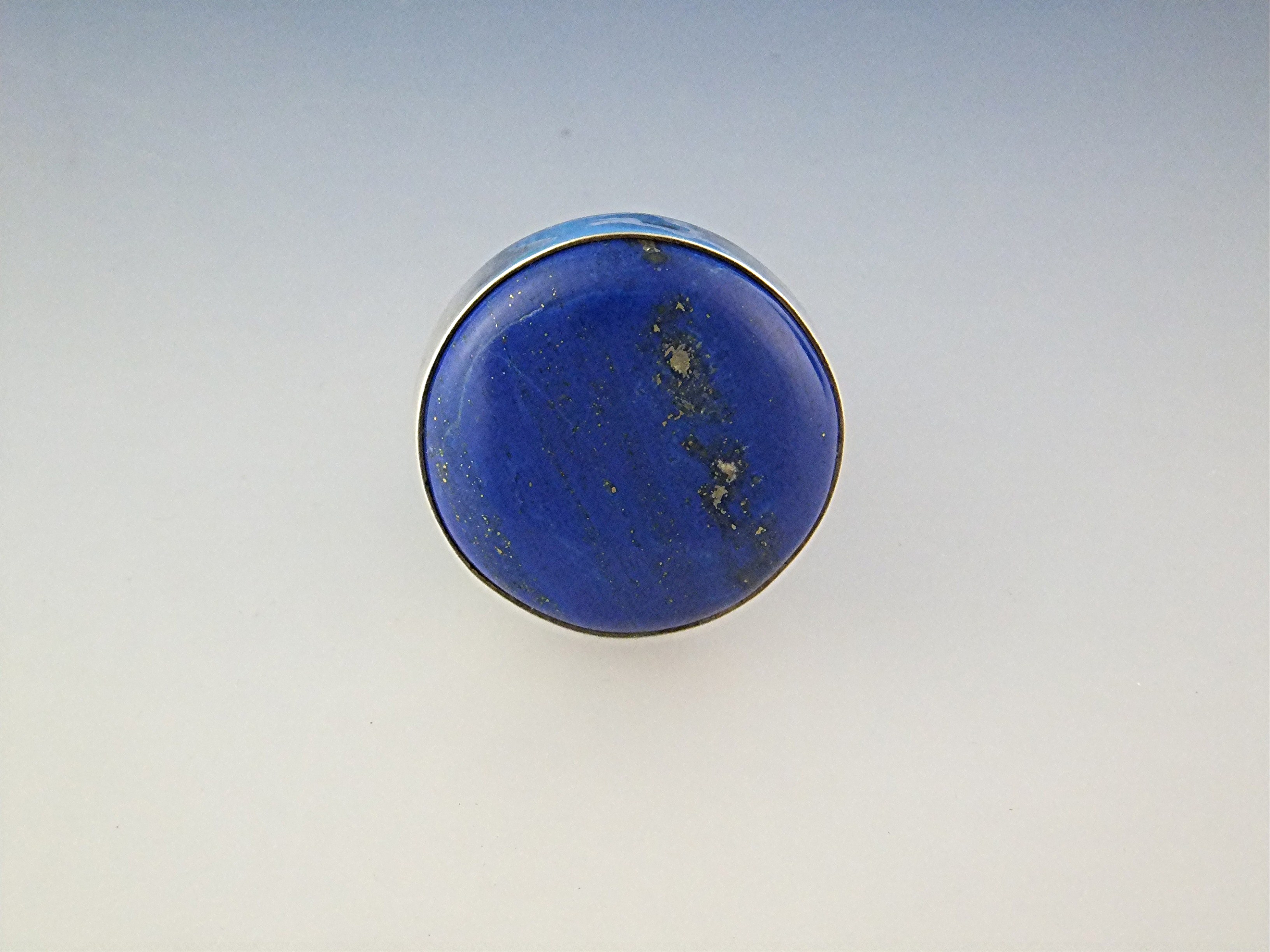 David Troutman Sterling Silver Afghan Lapis  Ring