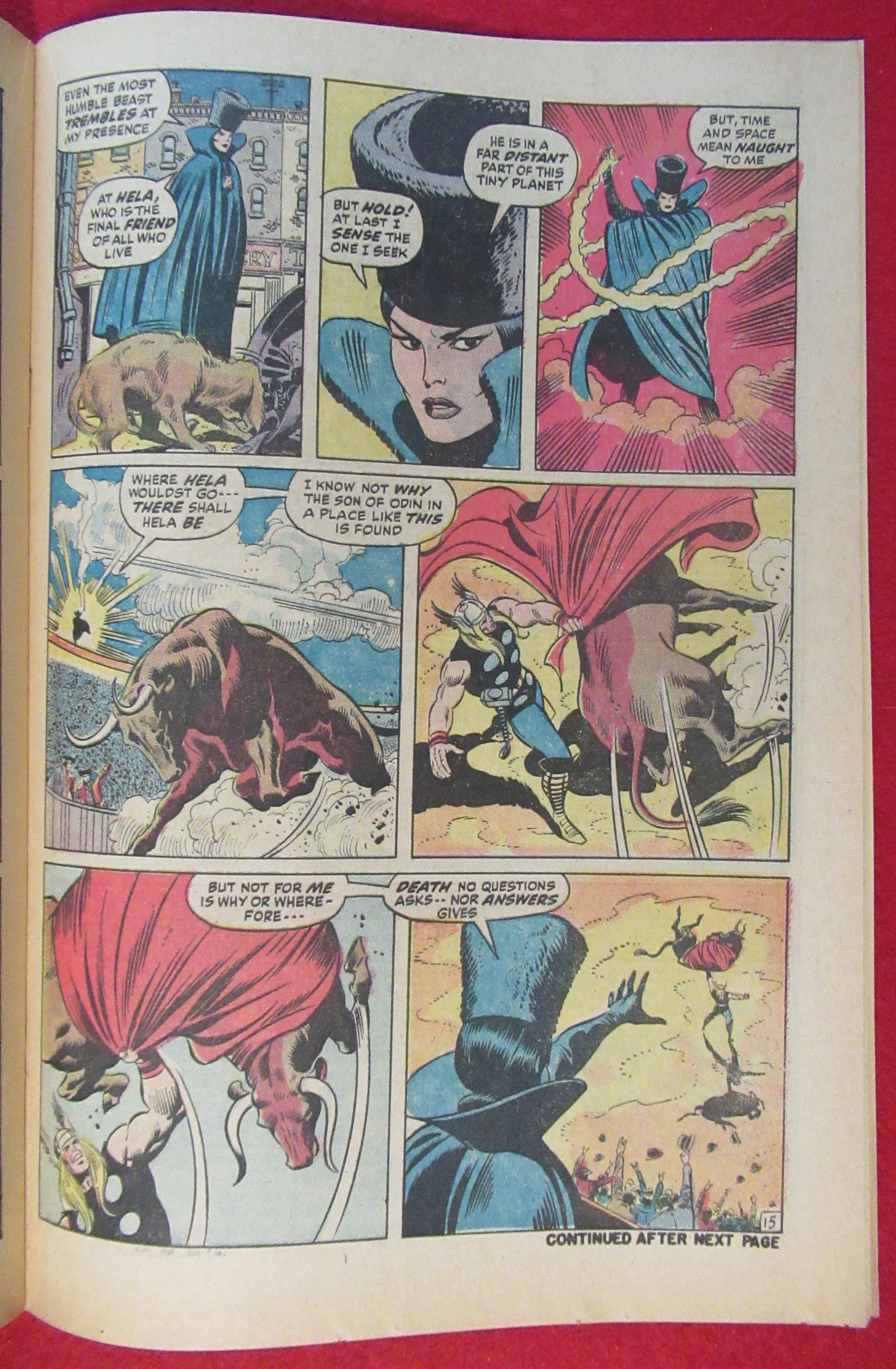 Mighty Thor Comic June 1971 Icy Touch Of Death