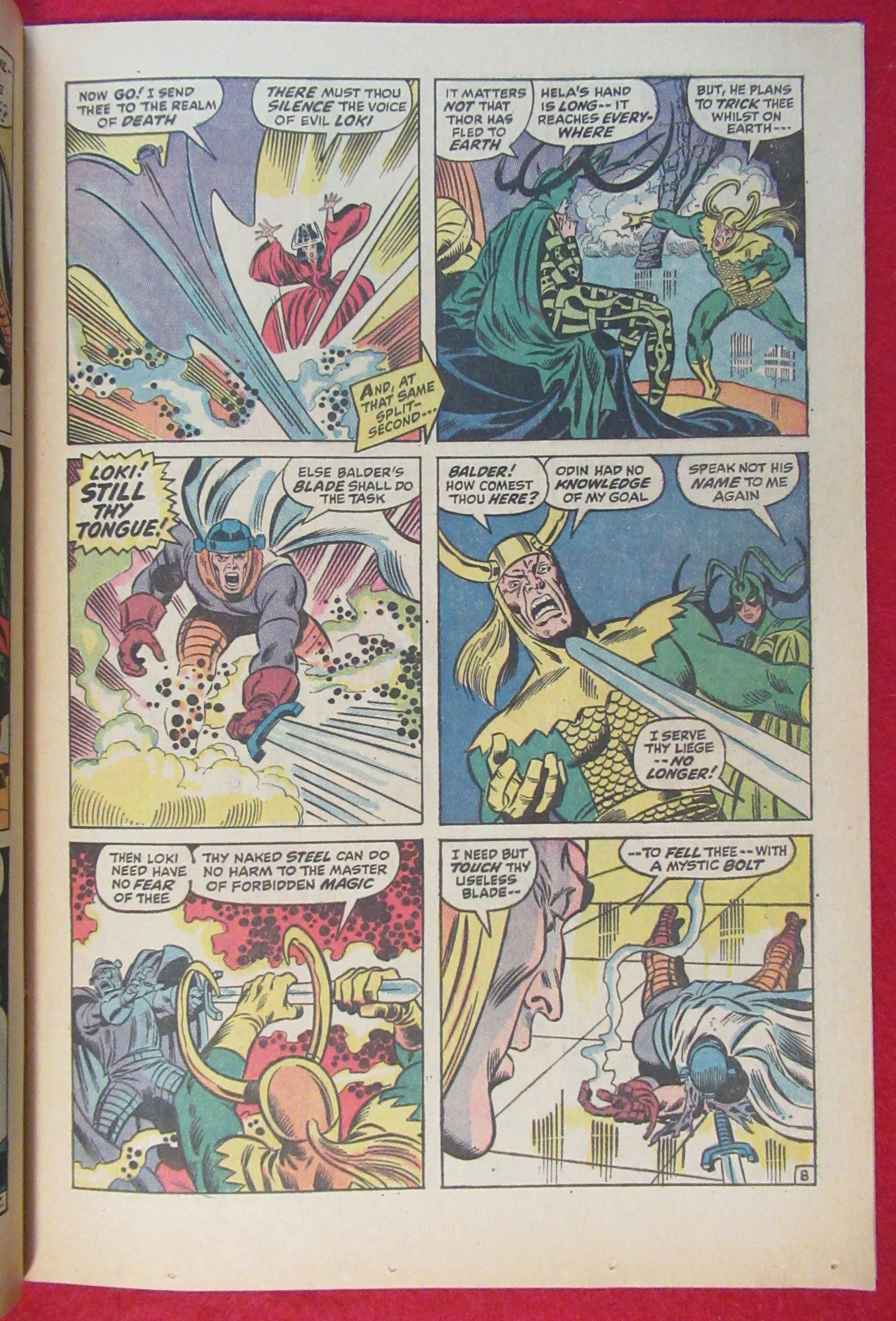 Mighty Thor Comic June 1971 Icy Touch Of Death