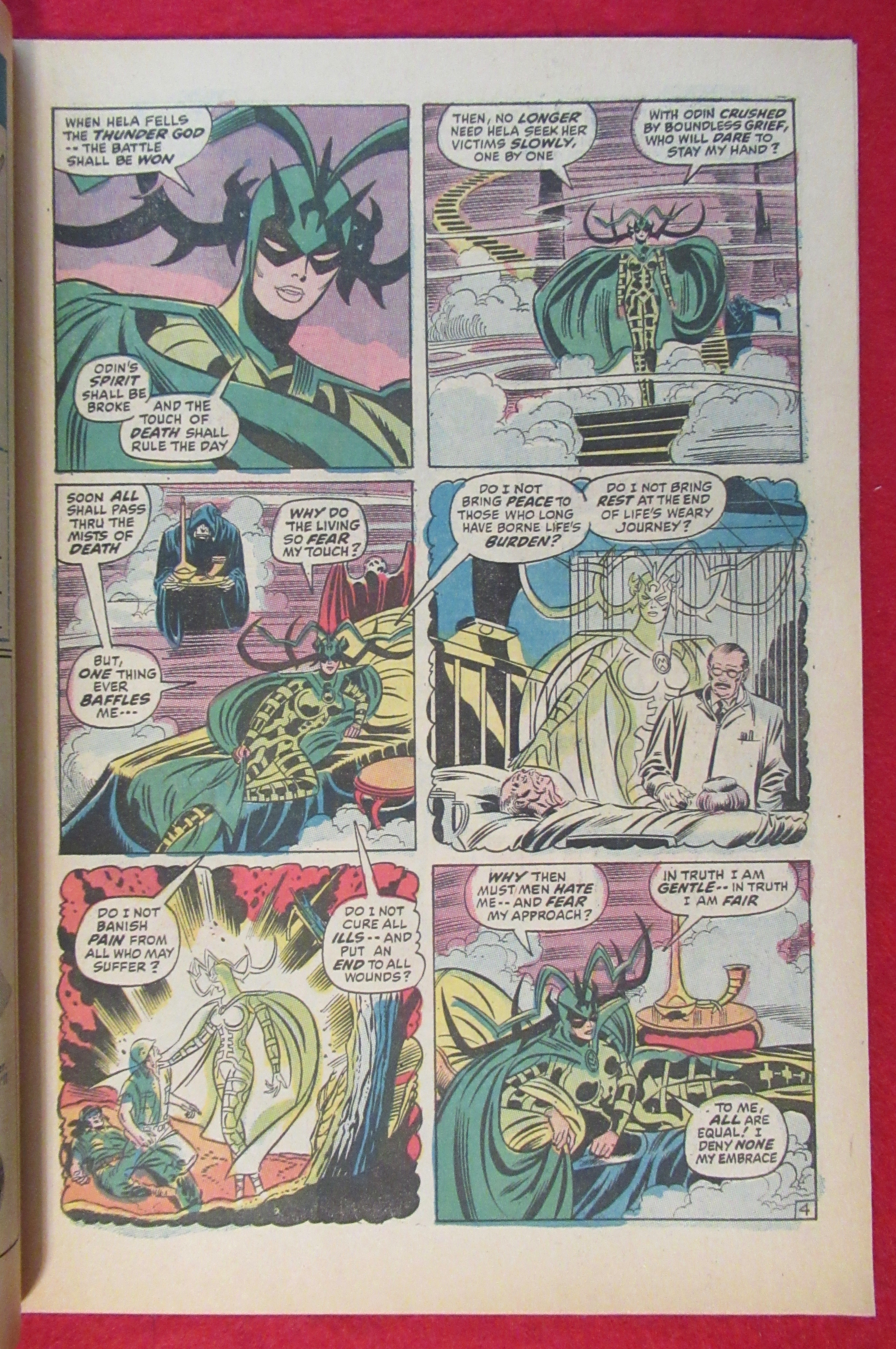 Mighty Thor Comic June 1971 Icy Touch Of Death