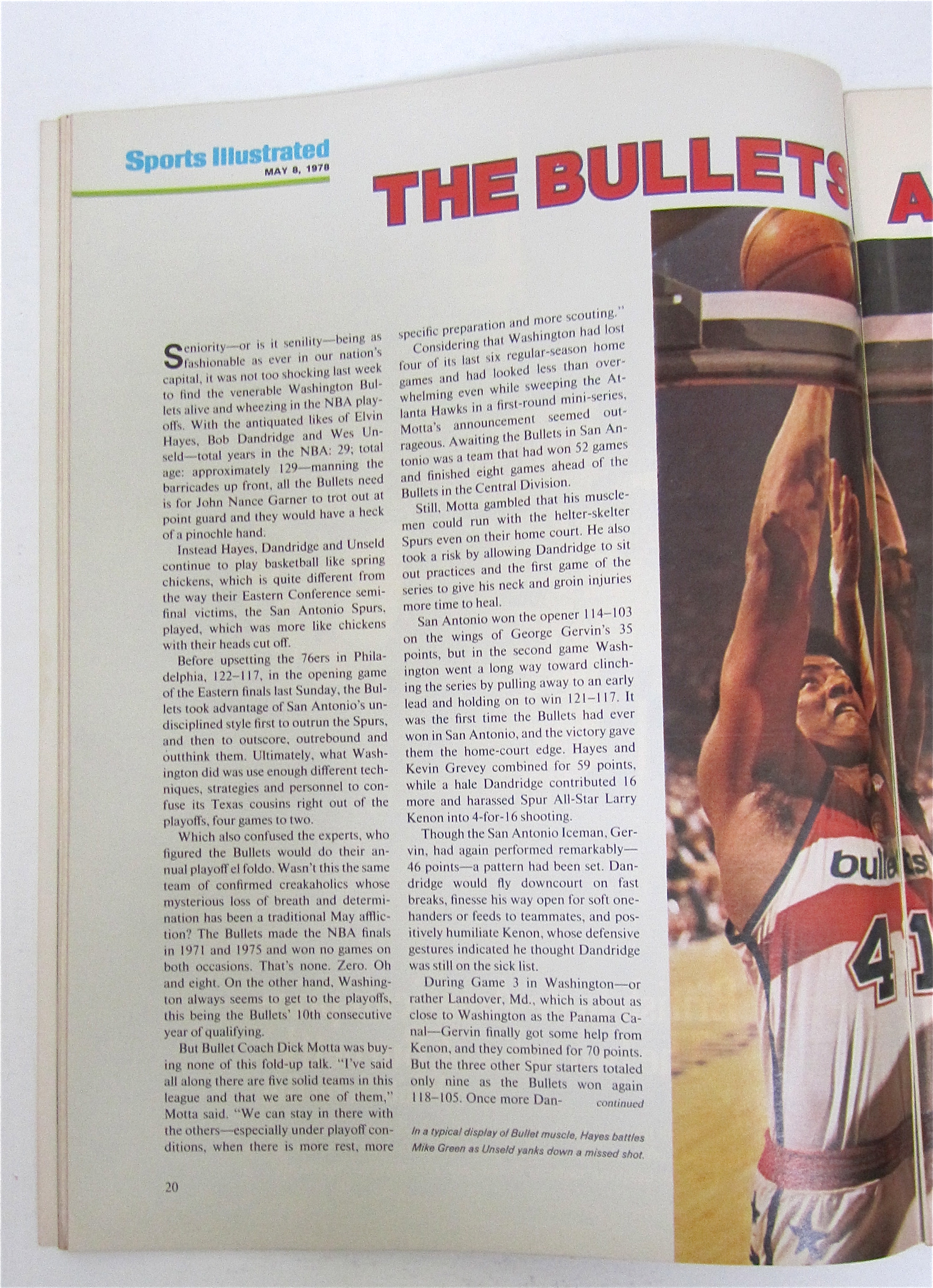 Sports Illustrated Magazine May 8, 1978 Elvin Hayes