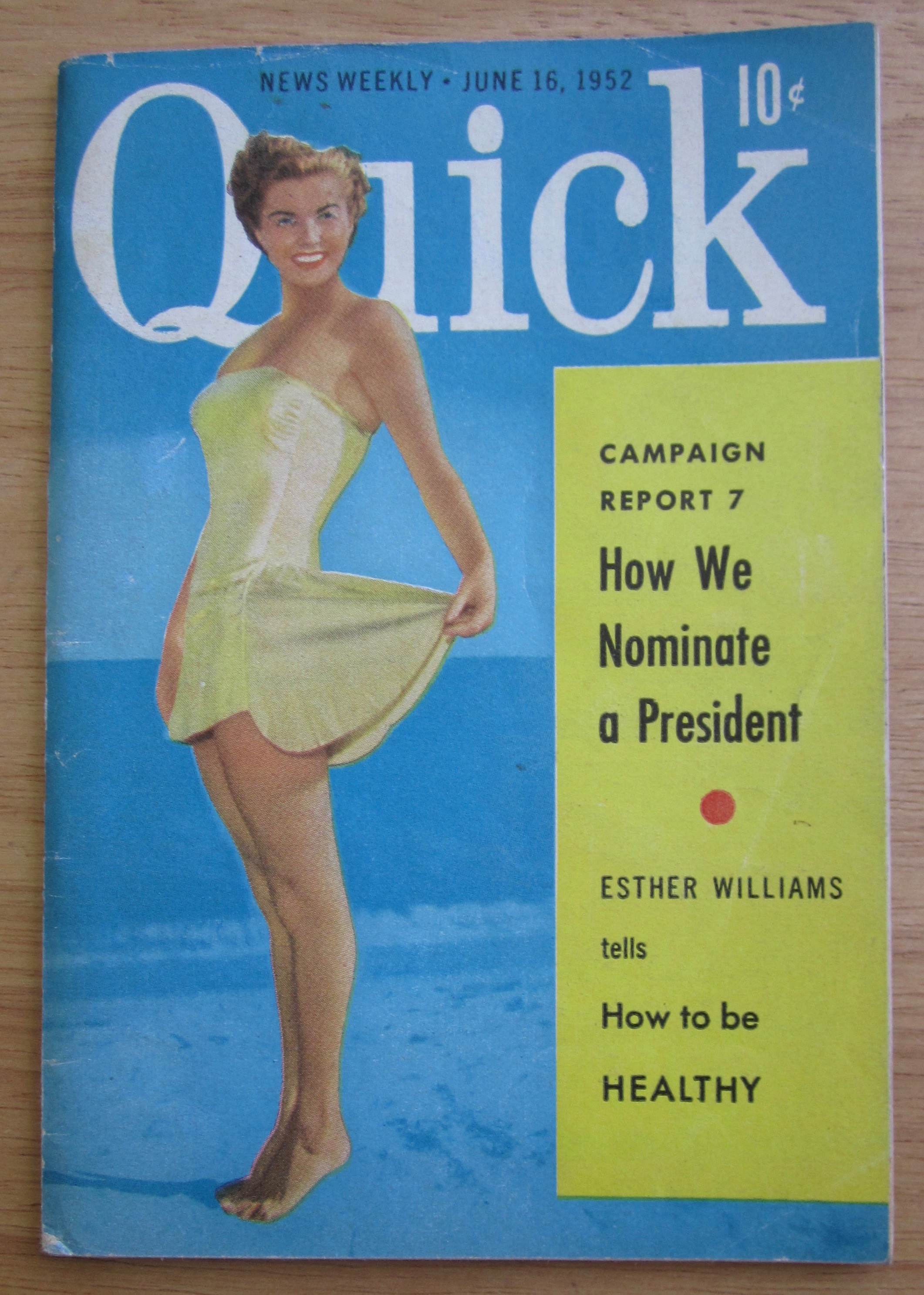 Quick Magazine June 16, 1952 Esther Williams