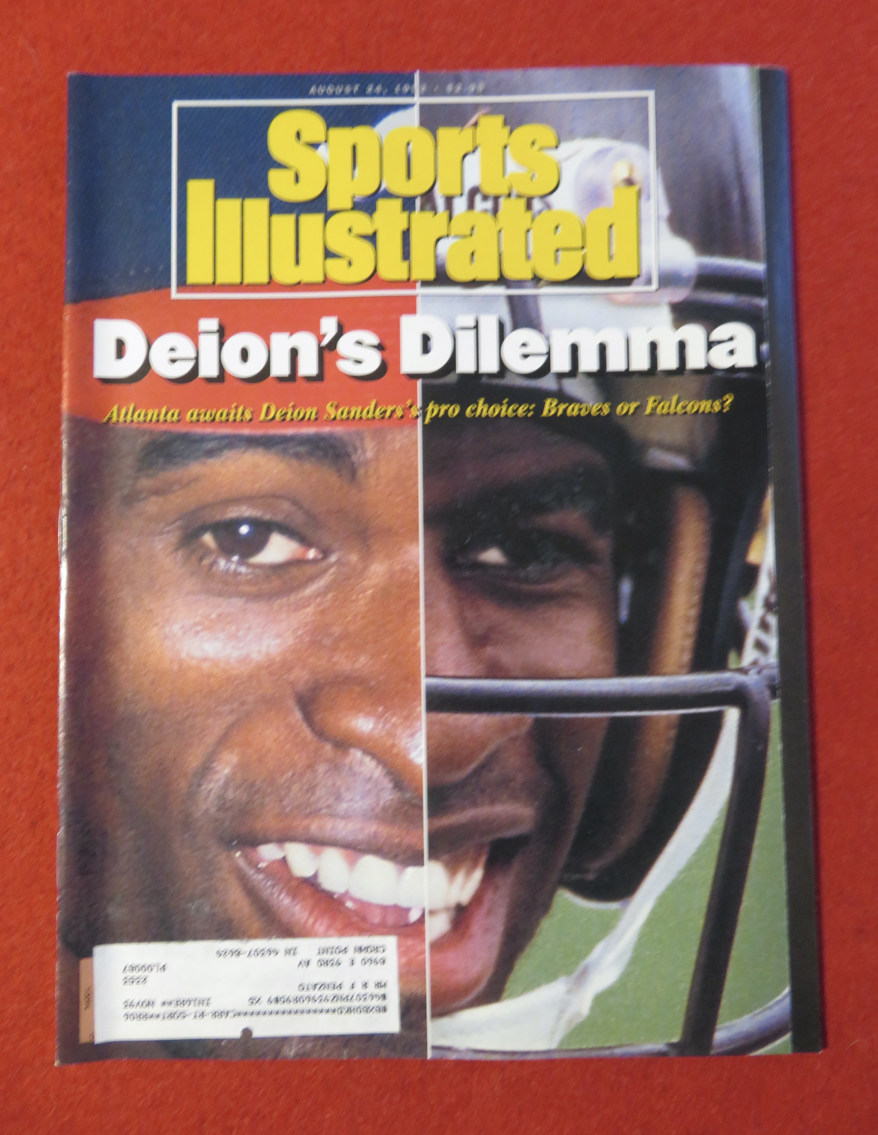 Sports Illustrated Magazine-August 24, 1992-D Sanders