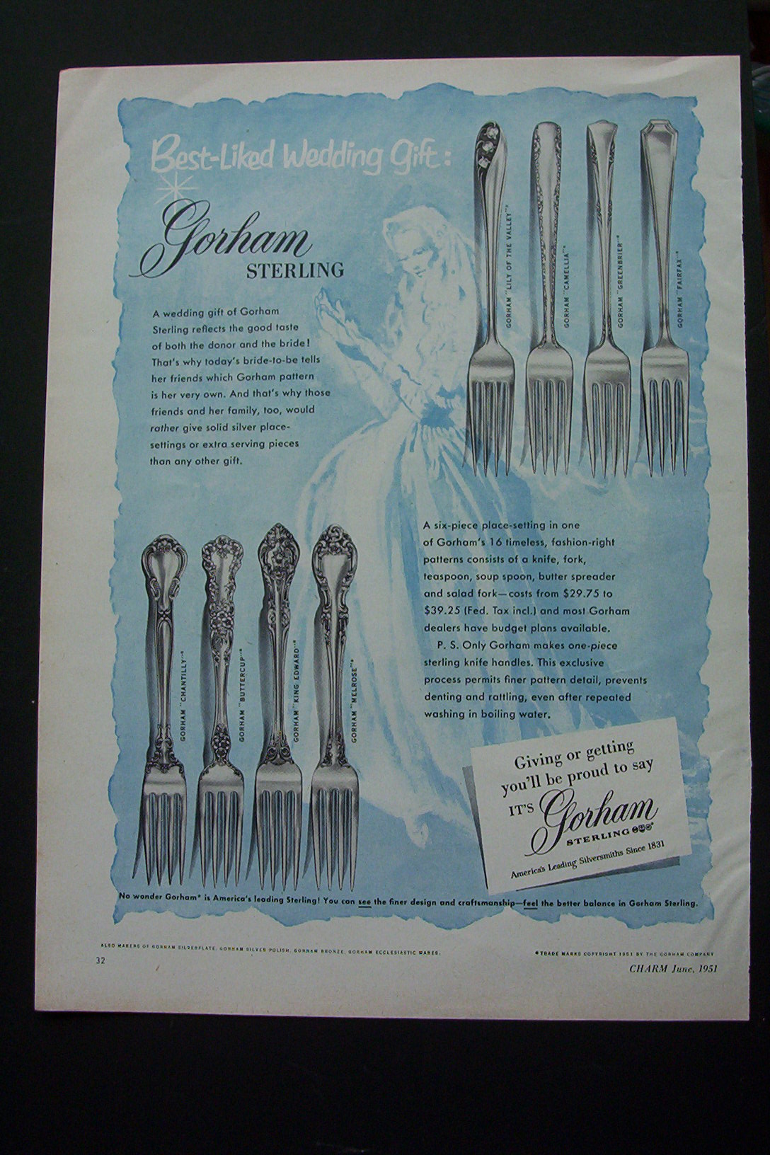 1951 Gorham Sterling with 8 Different Styles