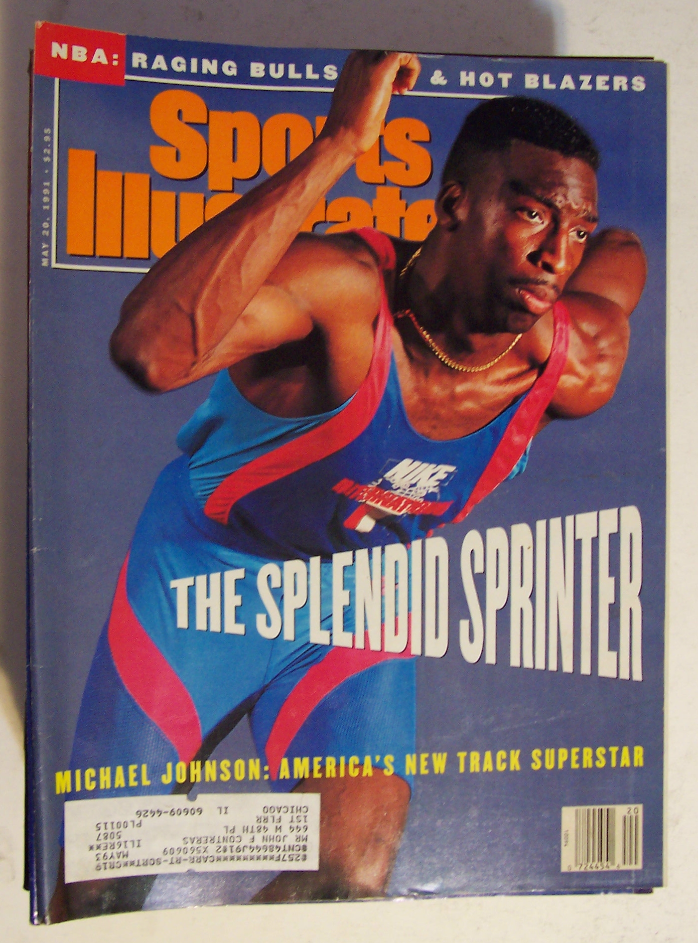 Sports Illustrated Magazine-May 20, 1991-M.  Johnson