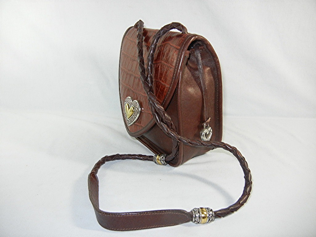 Brighton crossbody Moc Croc vintage