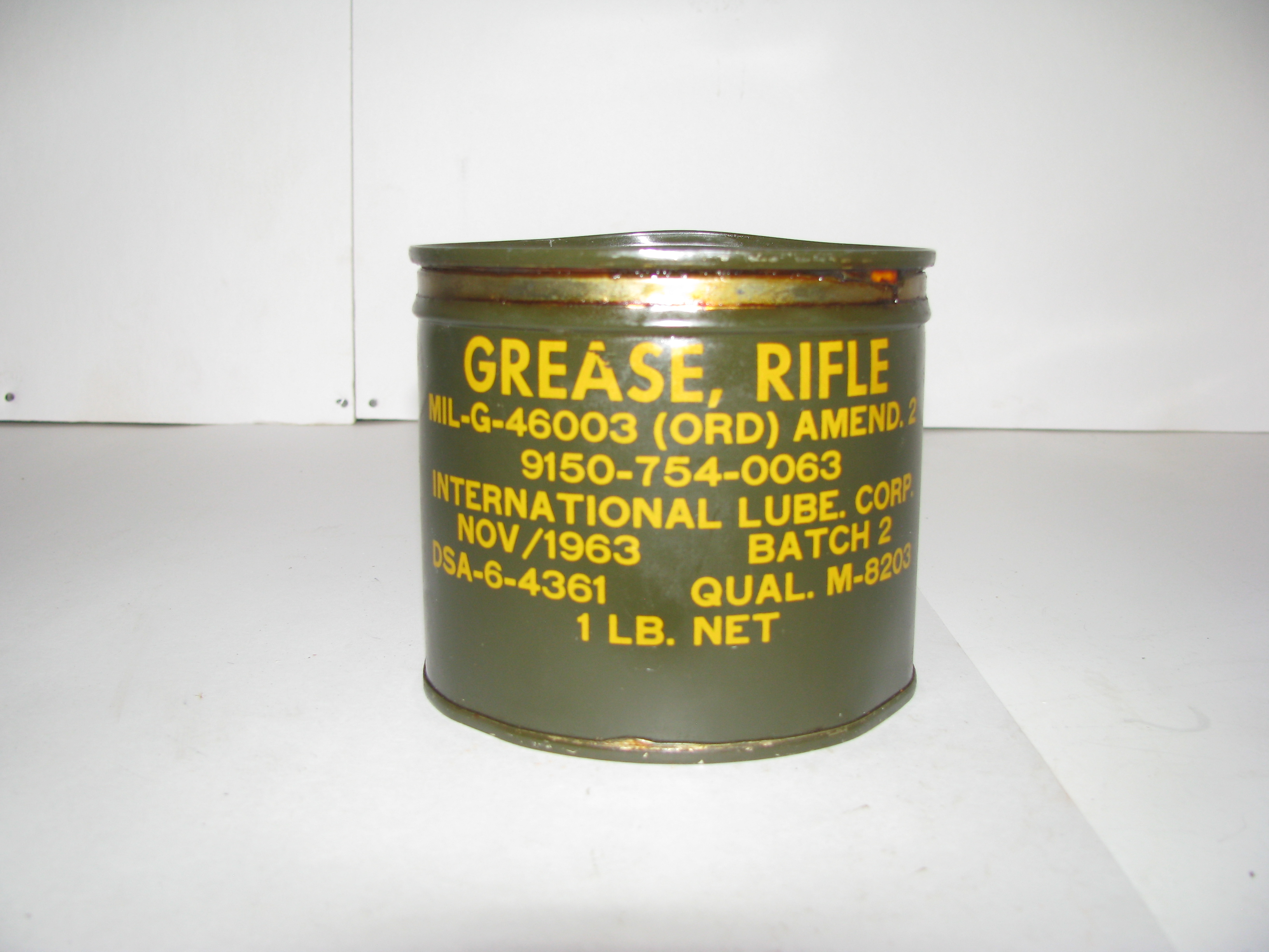 Vintage Military Rifle Grease