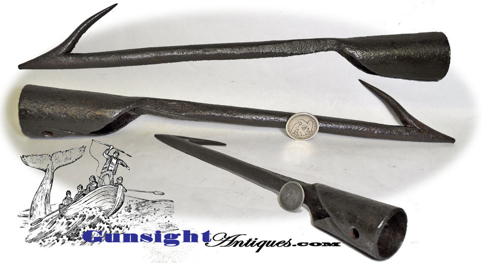 1700s early 1800s Hand forged Whaling Harpoon Head
