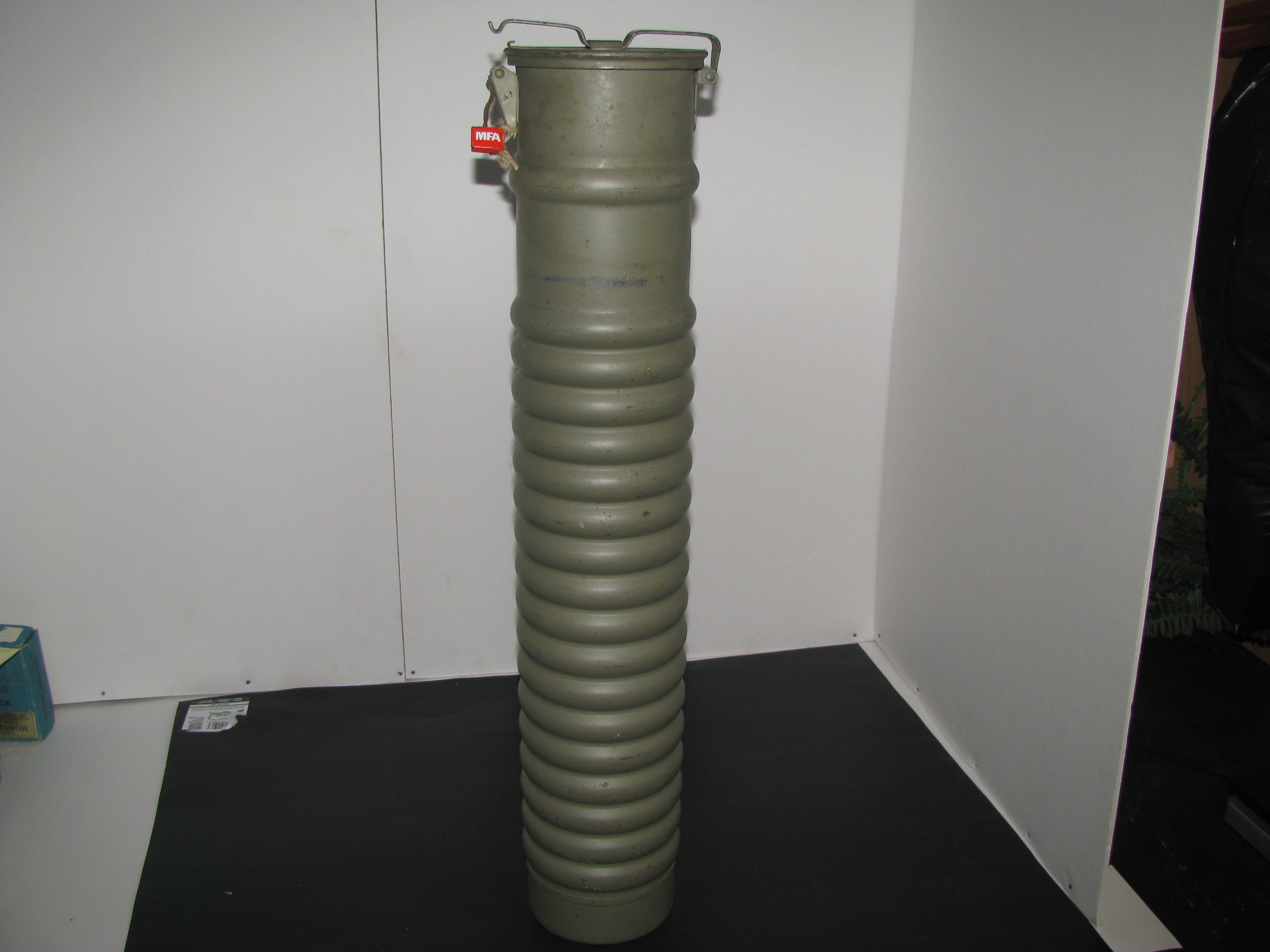 Vintage Military German Artillary Canister