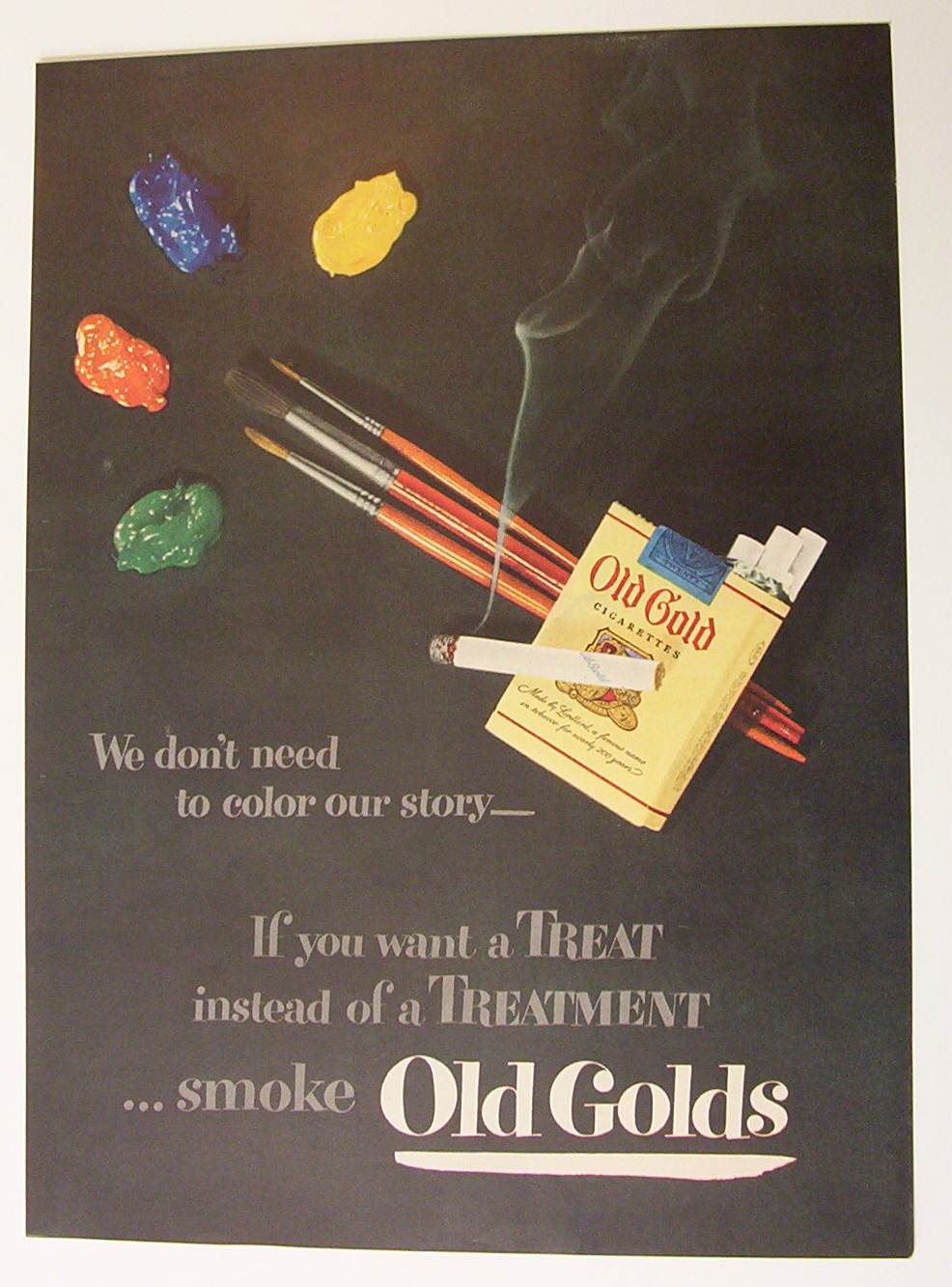 1950  Old  Gold  Cigarettes