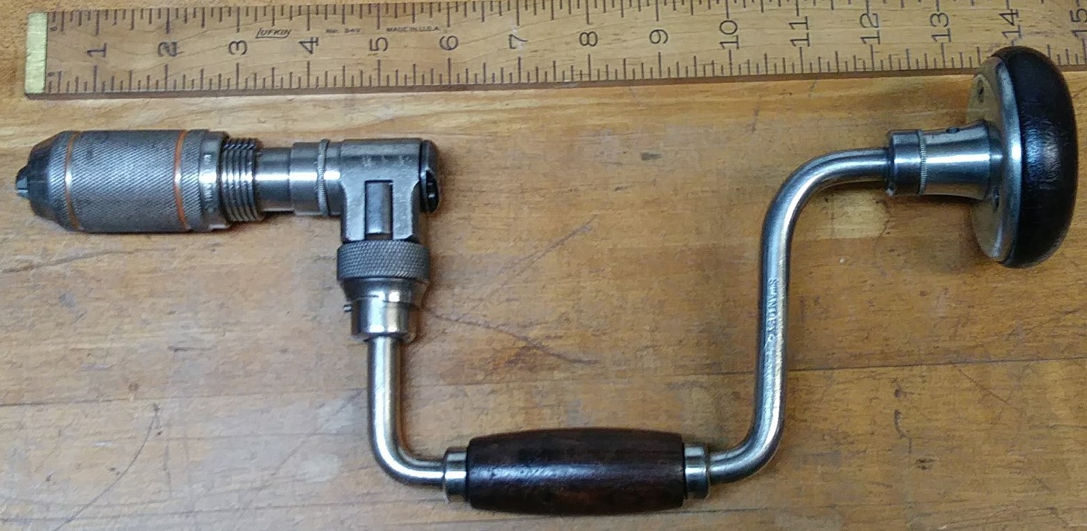 Stanley No. 923-8 IN Ratchet Brace 8 inch swing