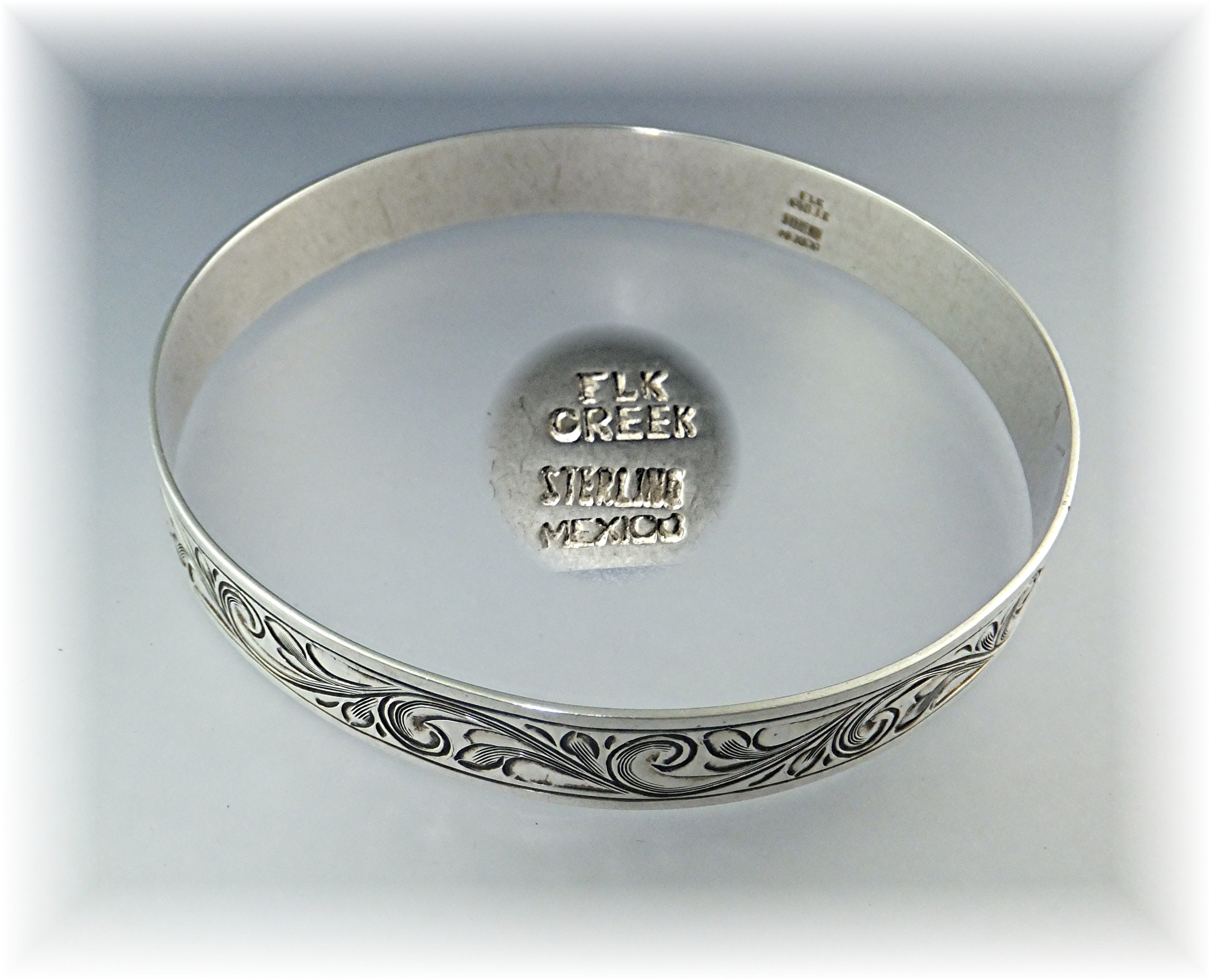 Bracelet  Elk Creek Mexico Sterling Silver Bangle