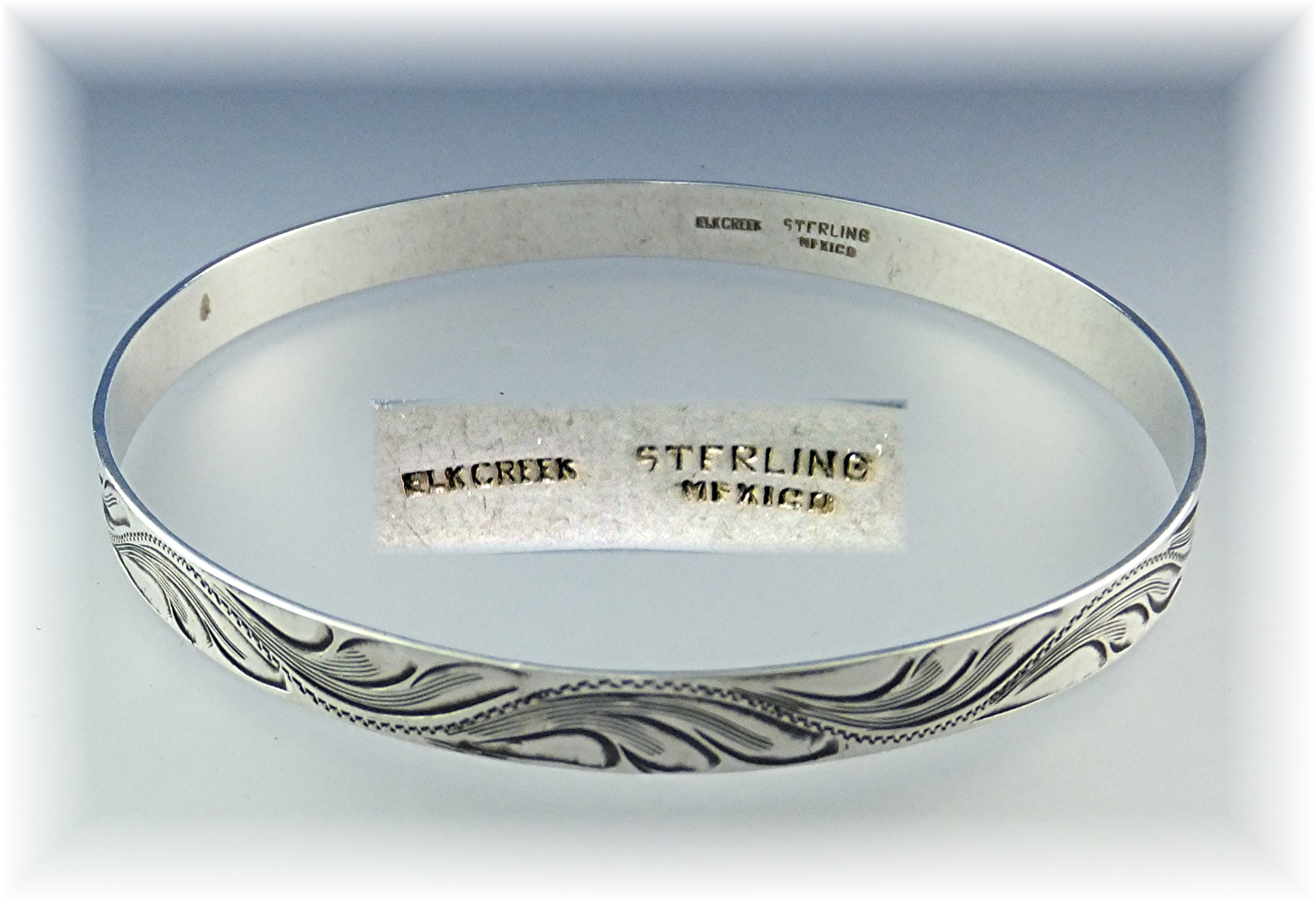 Bracelet  Elk Creek Mexico Sterling Silver Bangle