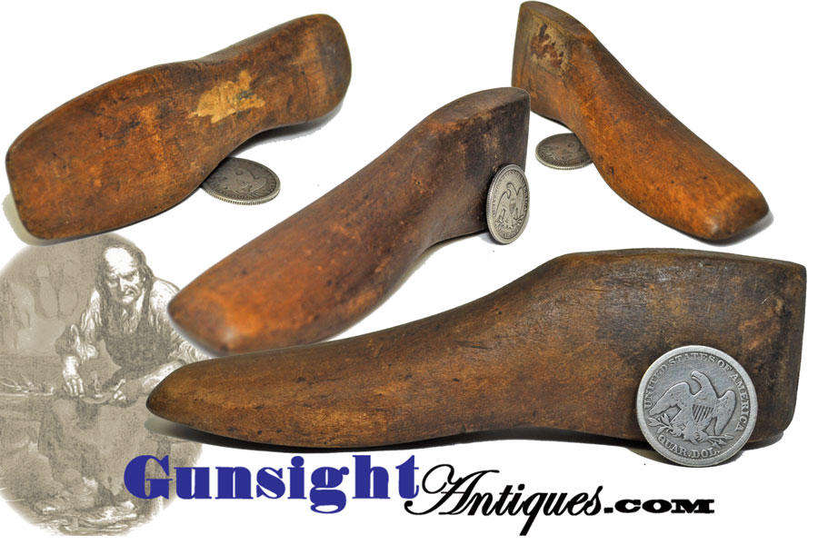 1700s early 1800s -  Cobbler’s salesman’s sample - SHOE FORM
