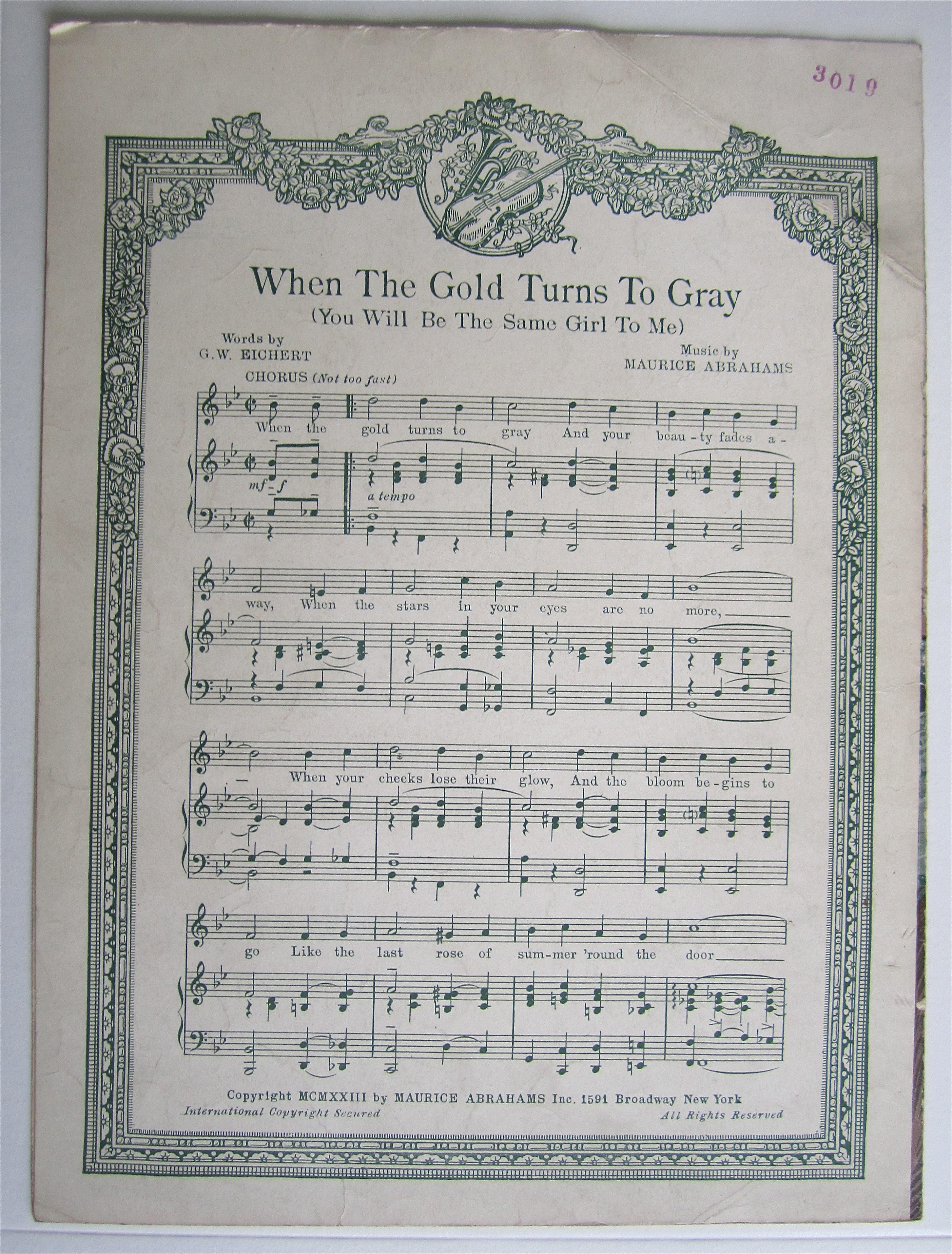 Sheet Music 1923 You Said Something When You Said Dixie