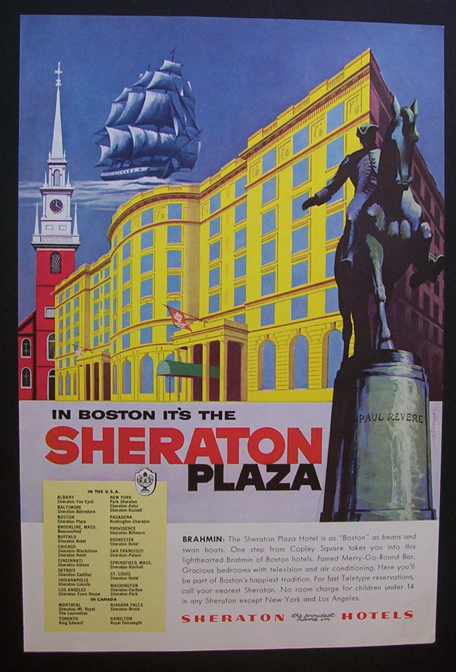 1955  Sheraton  Plaza  Hotel