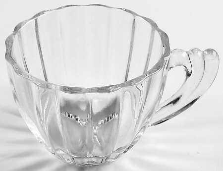 Punch Bowl 11 glasses and ladle Heisey Glass