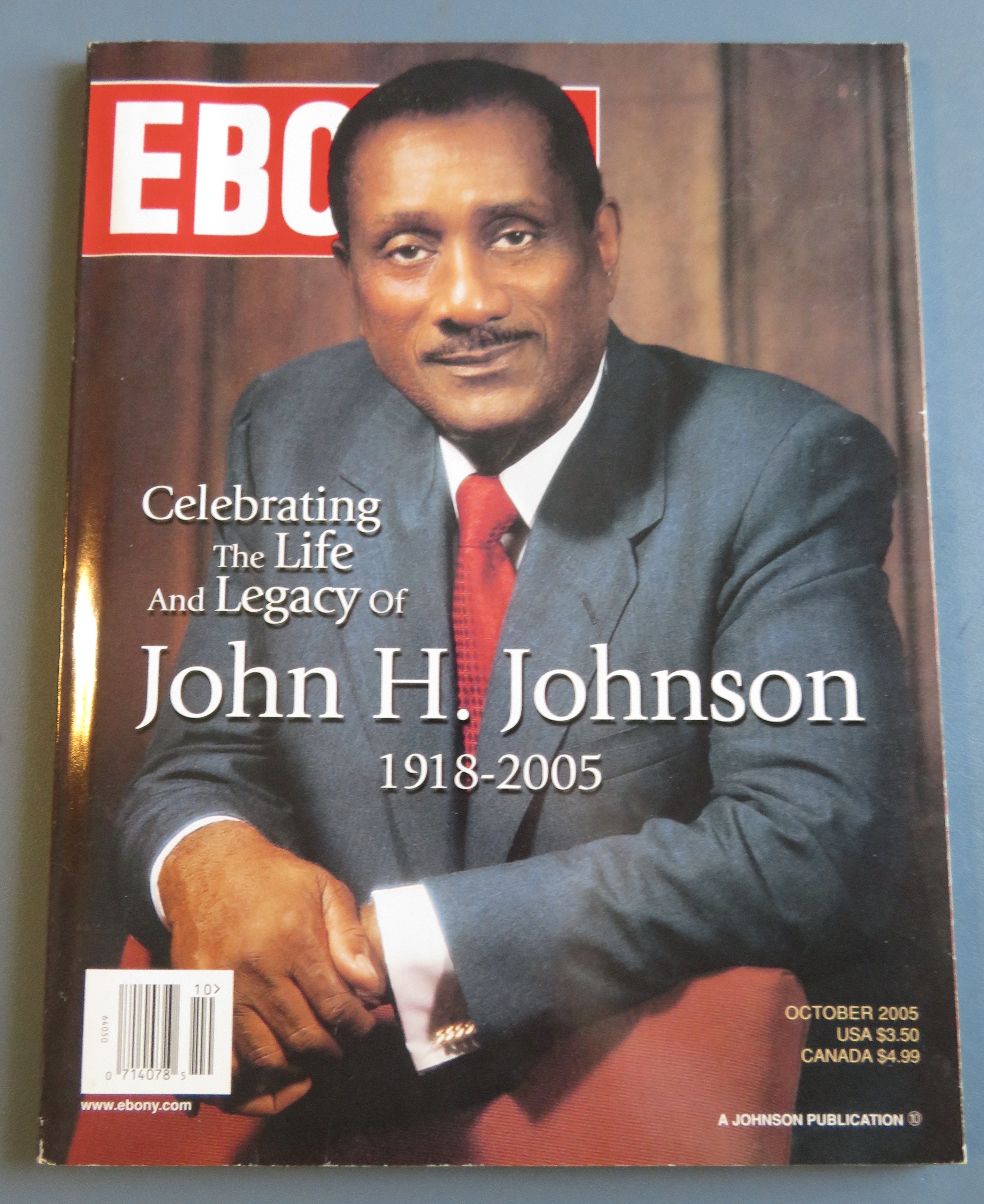 Ebony Magazine October 2005 John H Johnson