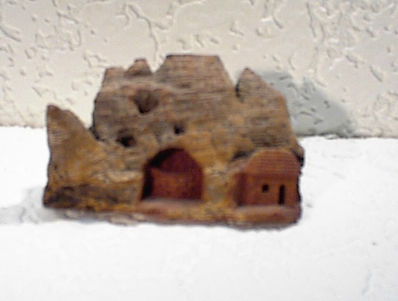 Wooden Cliff House Carving.