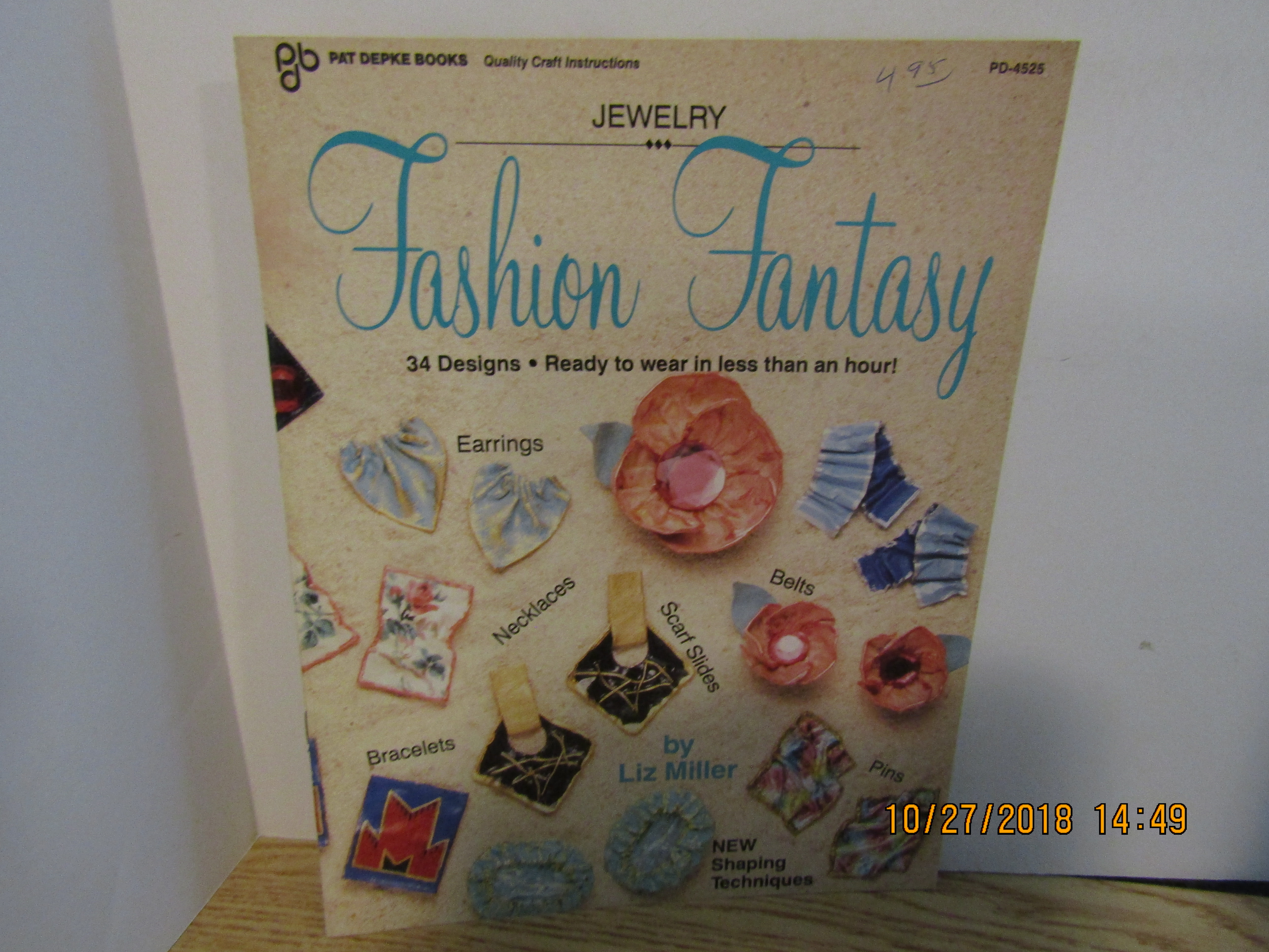Pat Depke Crafts Book Jewelry Fashion Fantasy  #4525