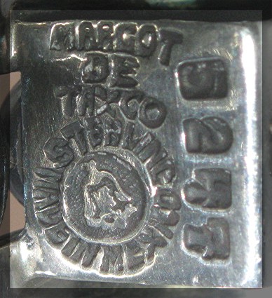 MARGOT VAN VOORHIS Taxco Mexico Sterling Silver Pin