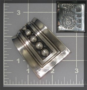 MARGOT VAN VOORHIS Taxco Mexico Sterling Silver Pin