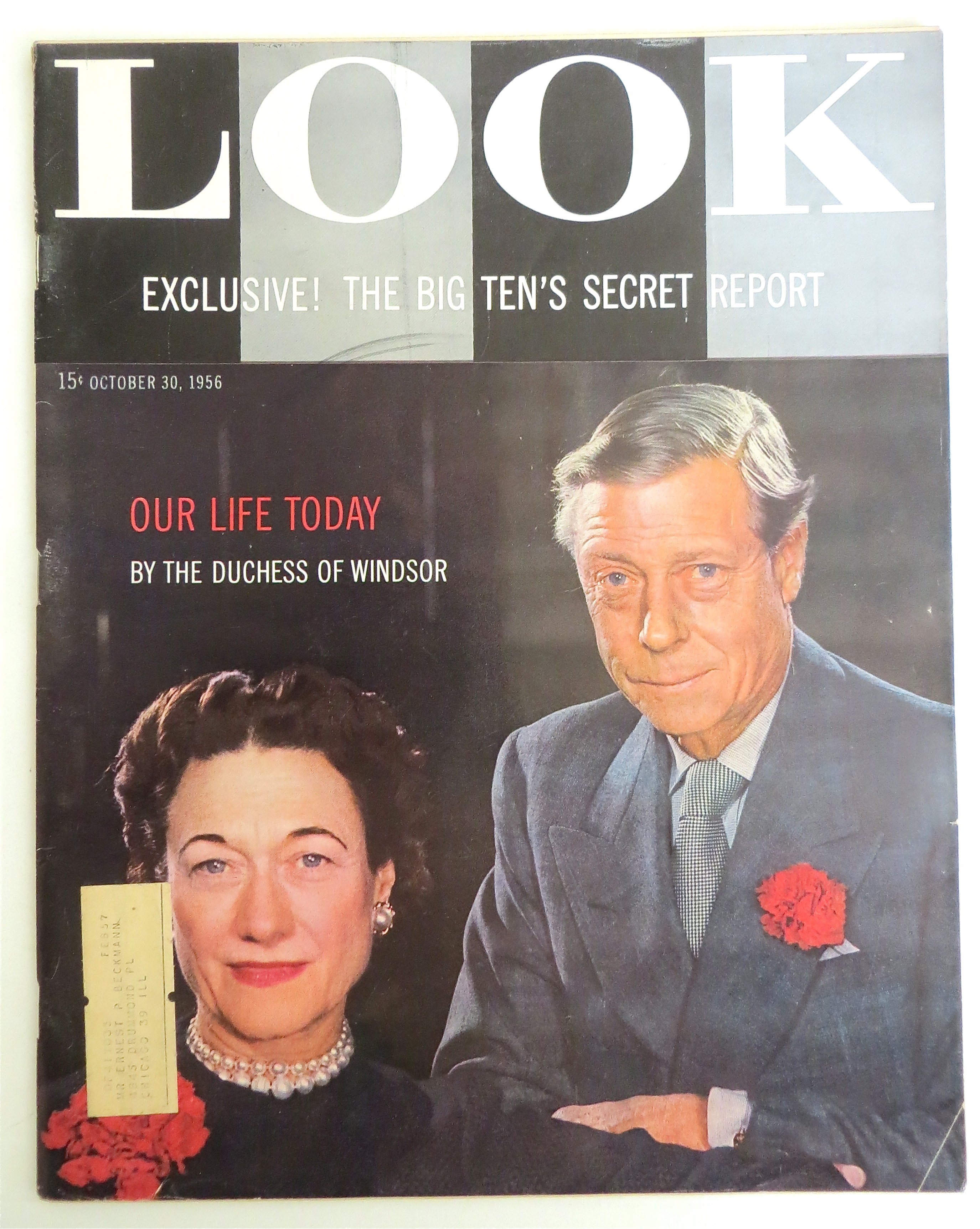 Look Magazine October 30, 1956 Duchess Of Windsor