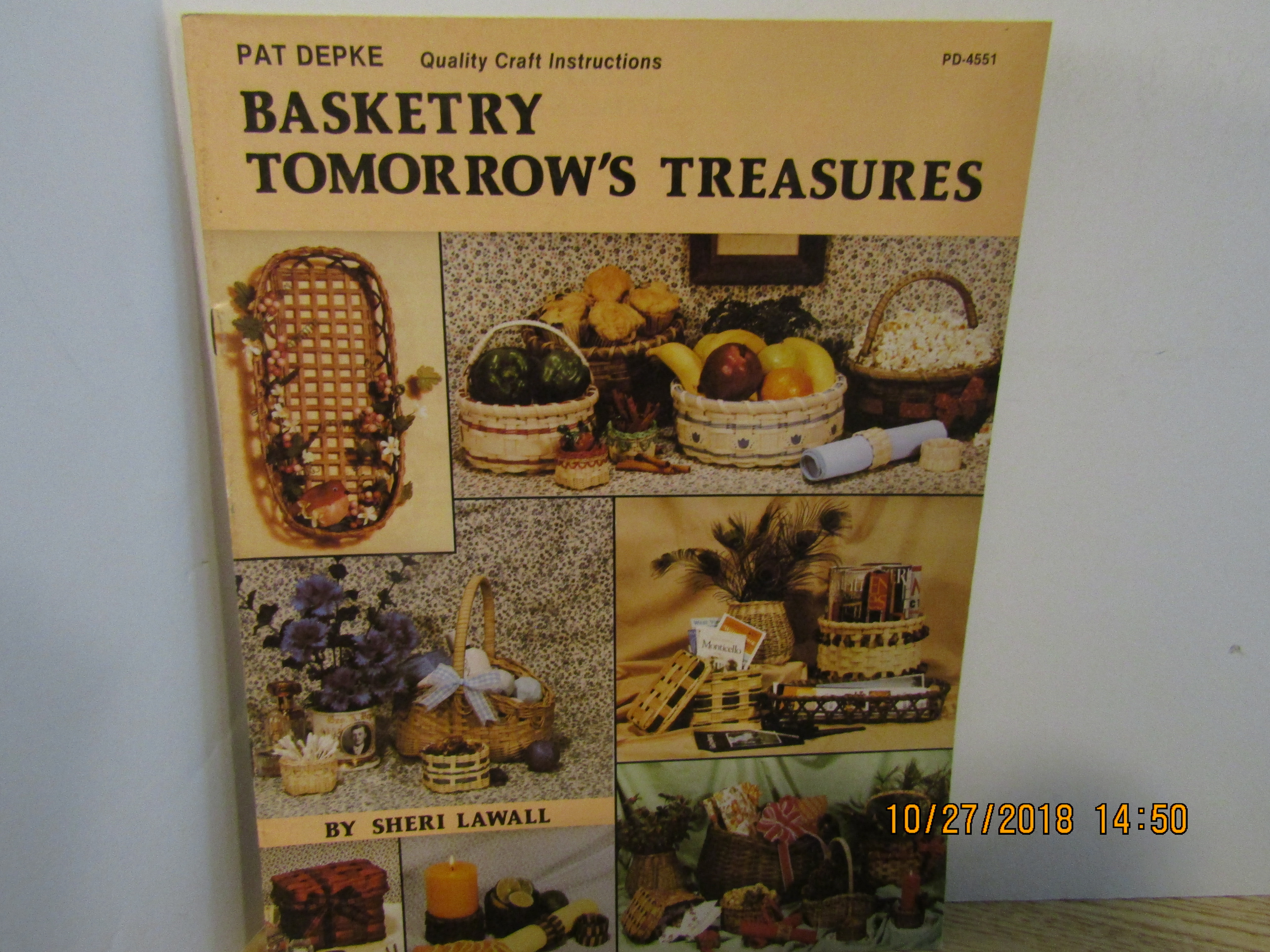 Pat Depke Book Basket Tomorrow's Treasures  #4551