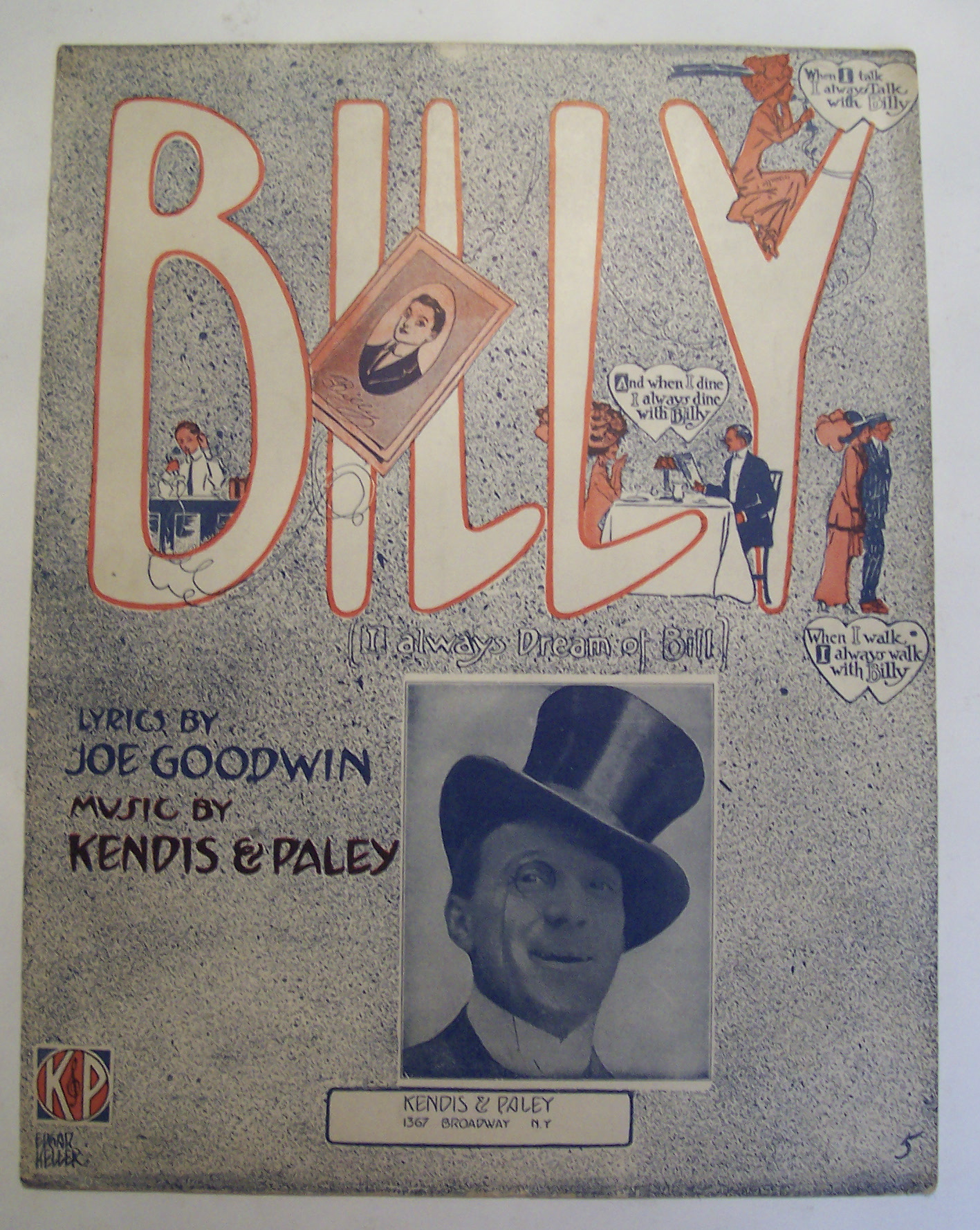 Sheet Music of 1911 Billy